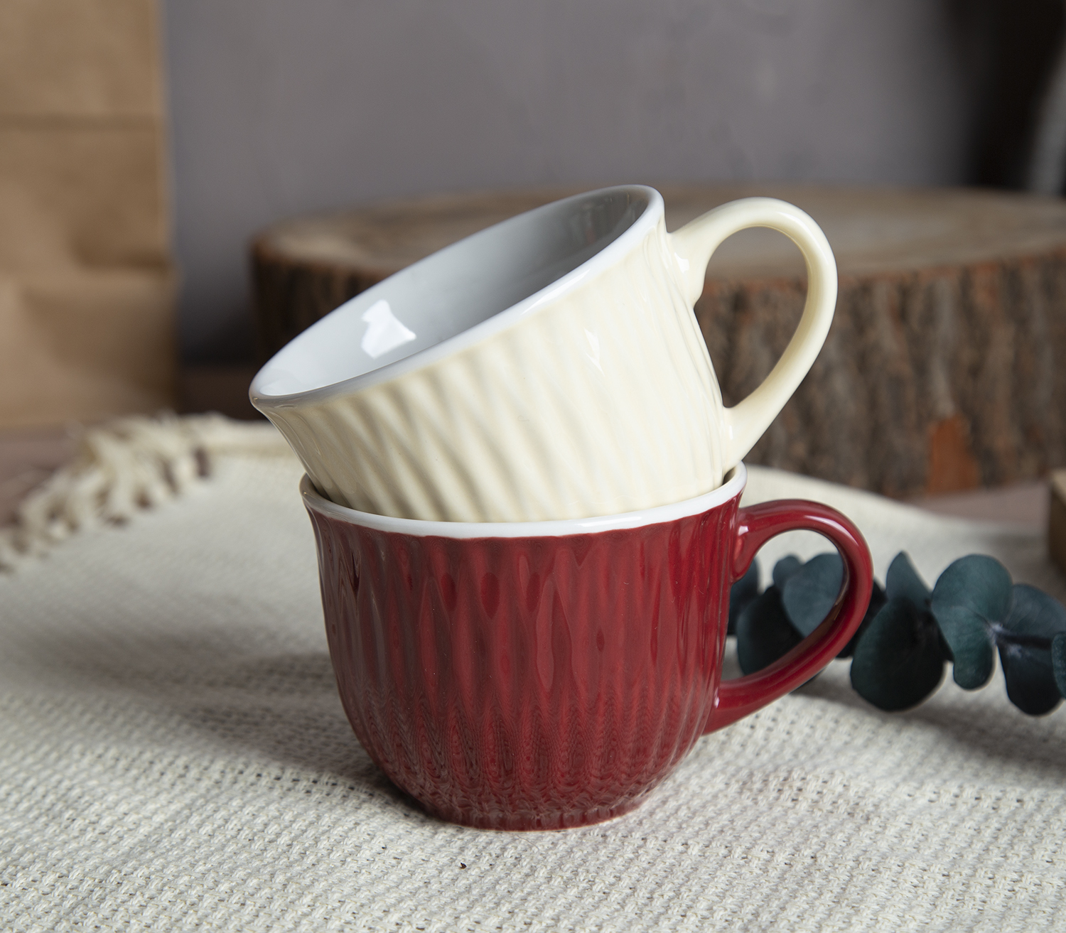 CHANGSHA HAPPY GO Embossed Color Glaze New Bone China |Dopamine Series Ceramics|happygodinnerware.com