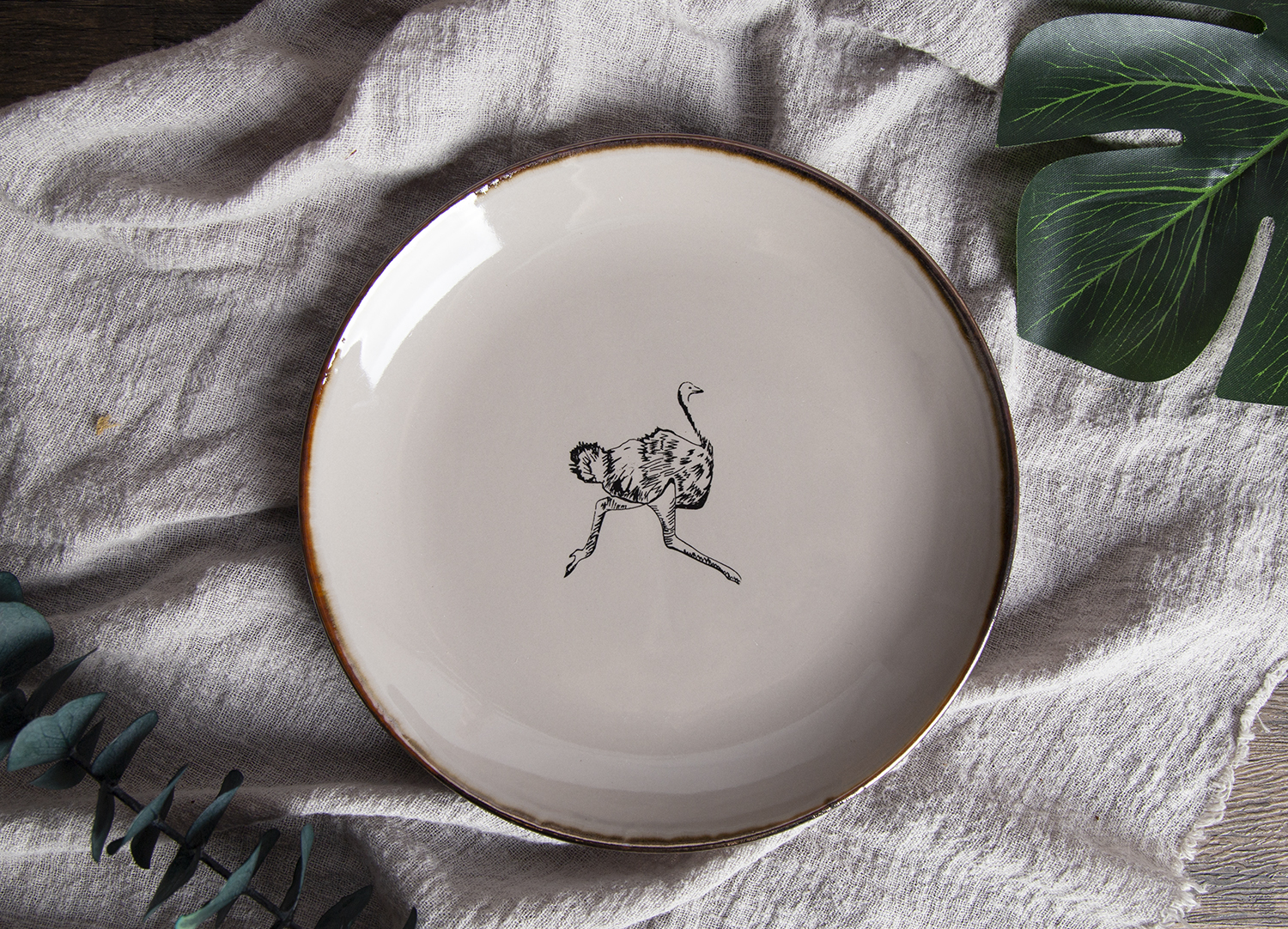 CHANGSHA HAPPY GO Animal Illustration Screen Printed New Bone China Mugs and Bowls |Dopamine Series Ceramics|happygodinnerware.com