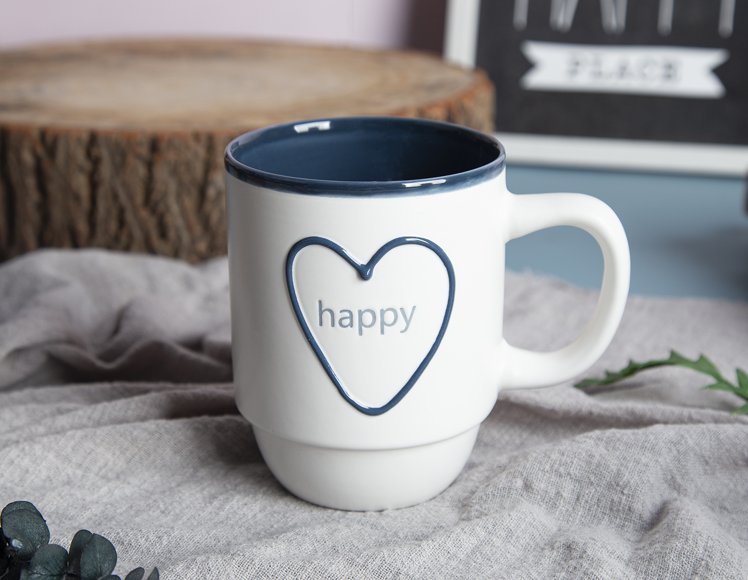 CHANGSHA HAPPY GO Star-Themed Mugs and Cups with Under-Glaze Screen Printing and Glazed Stacking Design |happygodinnerware.com