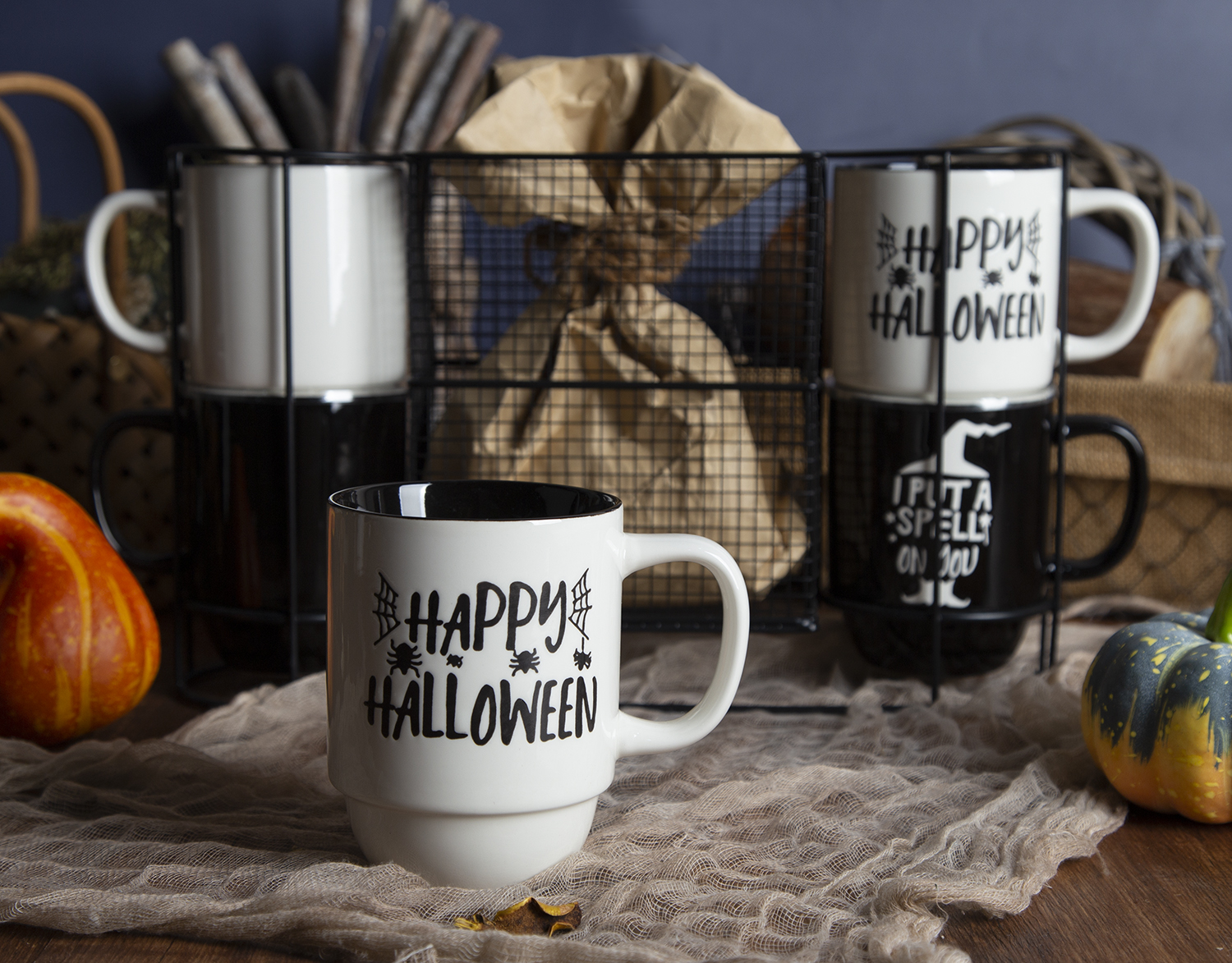 ​CHANGSHA HAPPY GO Halloween Themed New Bone China Mugs with Under-Glaze Screen Printing |happygodinnerware.com