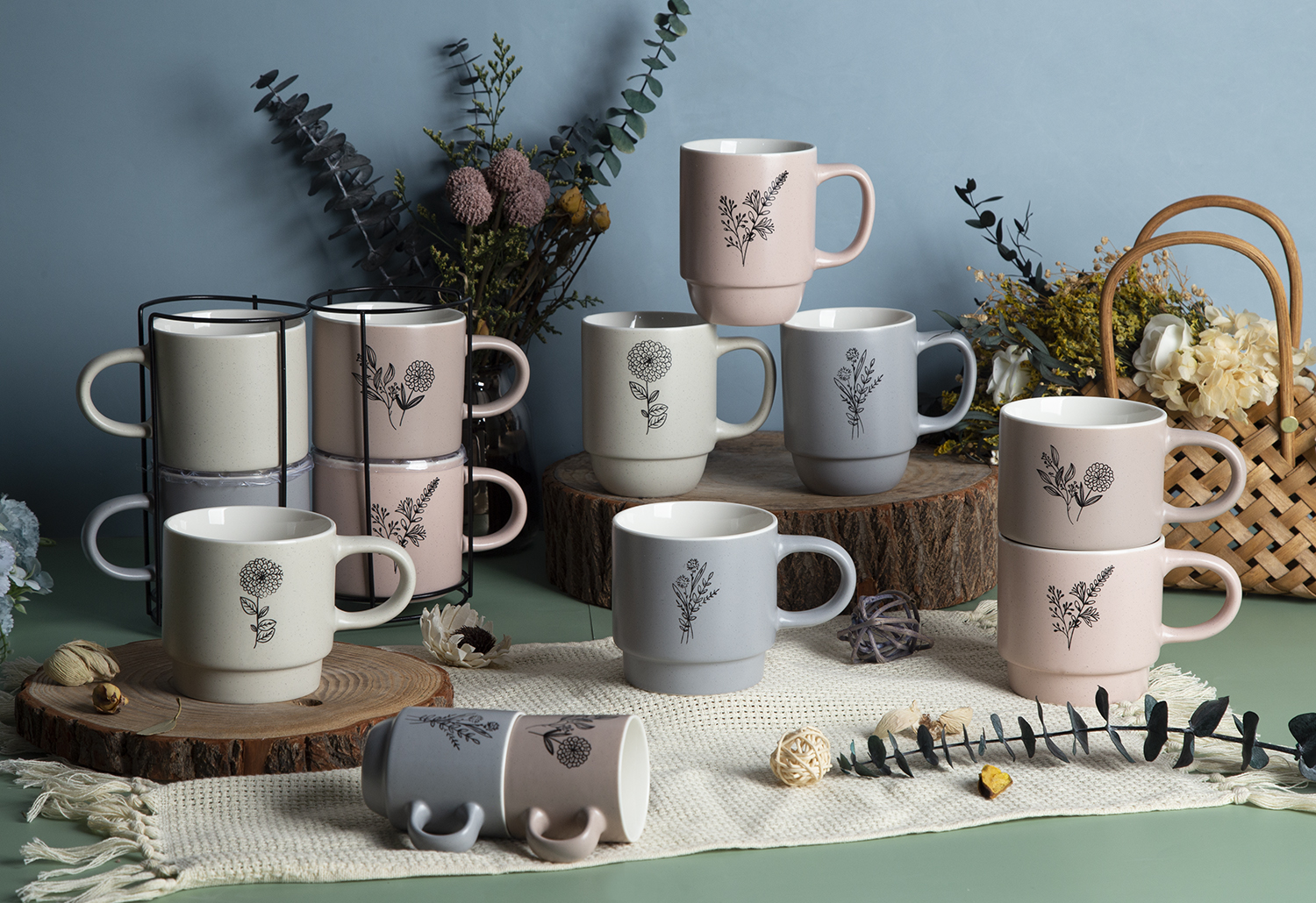 ​CHANGSHA HAPPY GO New Bone China Mugs with Double-Sided Screen Printing |happygodinnerware.com