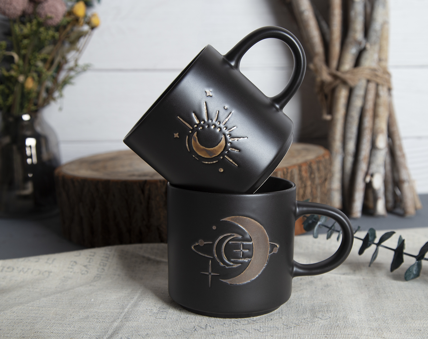 ​CHANGSHA HAPPY GO New Bone China Mugs with Under-Glaze Silk Screen Printing |happygodinnerware.com
