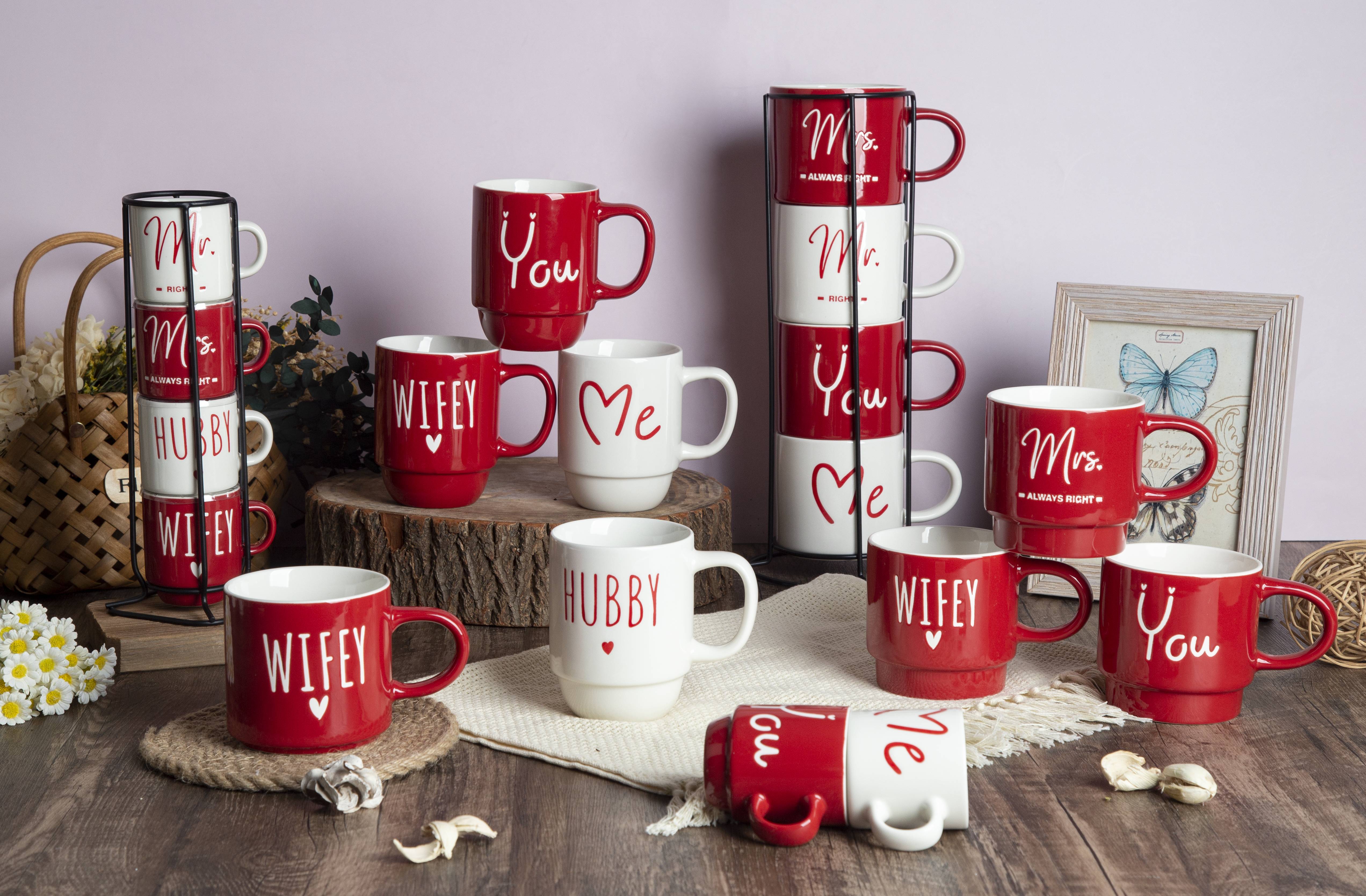​CHANGSHA HAPPY GO Couple-Themed New Bone China Mugs with Under-Glaze Silk Screen Printing |happygodinnerware.com