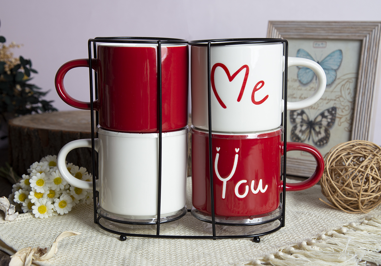 ​CHANGSHA HAPPY GO Couple-Themed New Bone China Mugs with Under-Glaze Silk Screen Printing |happygodinnerware.com
