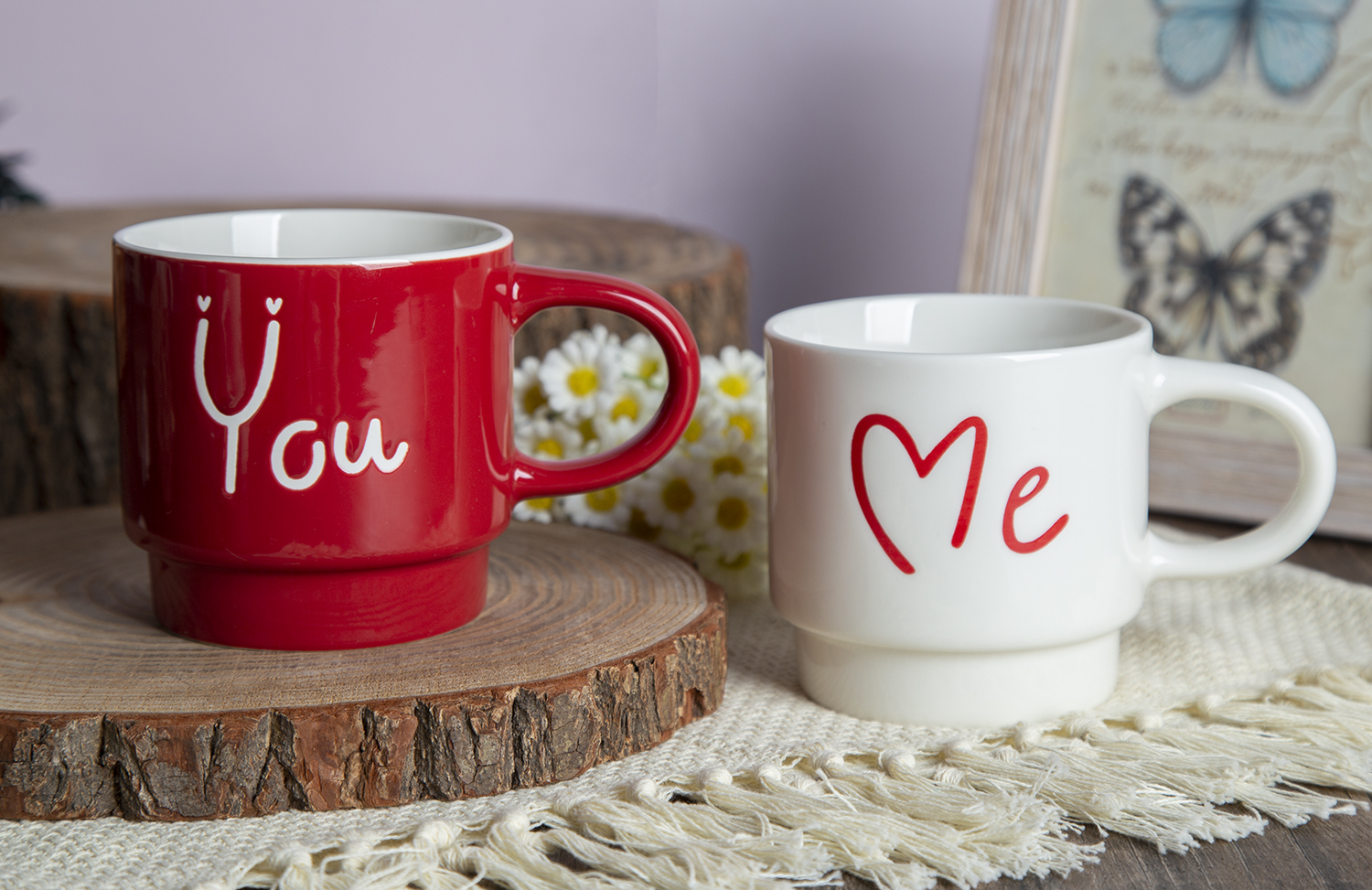 ​CHANGSHA HAPPY GO Couple-Themed New Bone China Mugs with Under-Glaze Silk Screen Printing |happygodinnerware.com