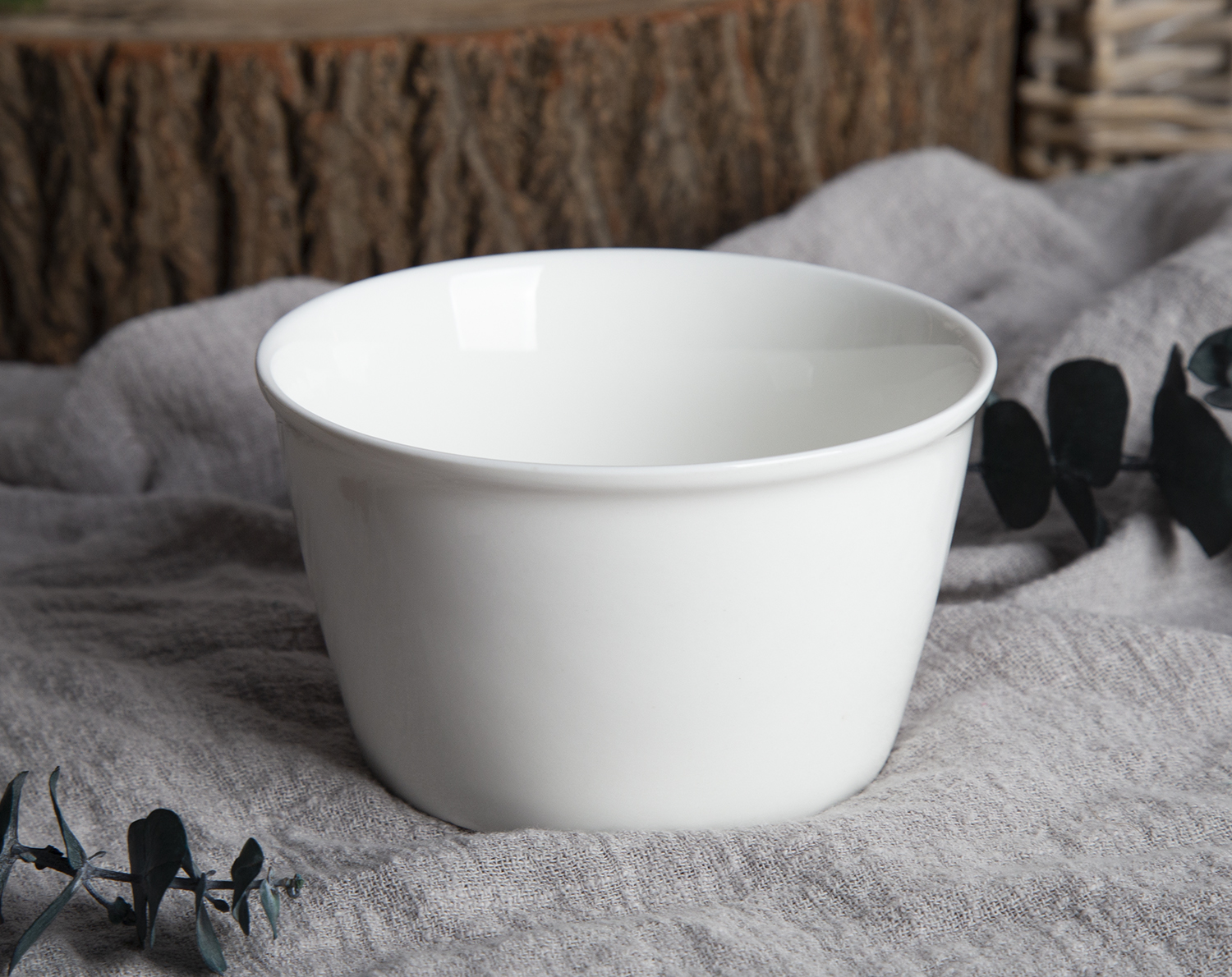 CHANGSHA HAPPY GO Classic White Bone China Bowl Set |happygodinnerware.com