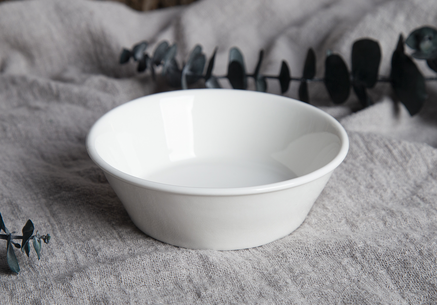 CHANGSHA HAPPY GO Classic White Bone China Bowl Set |happygodinnerware.com