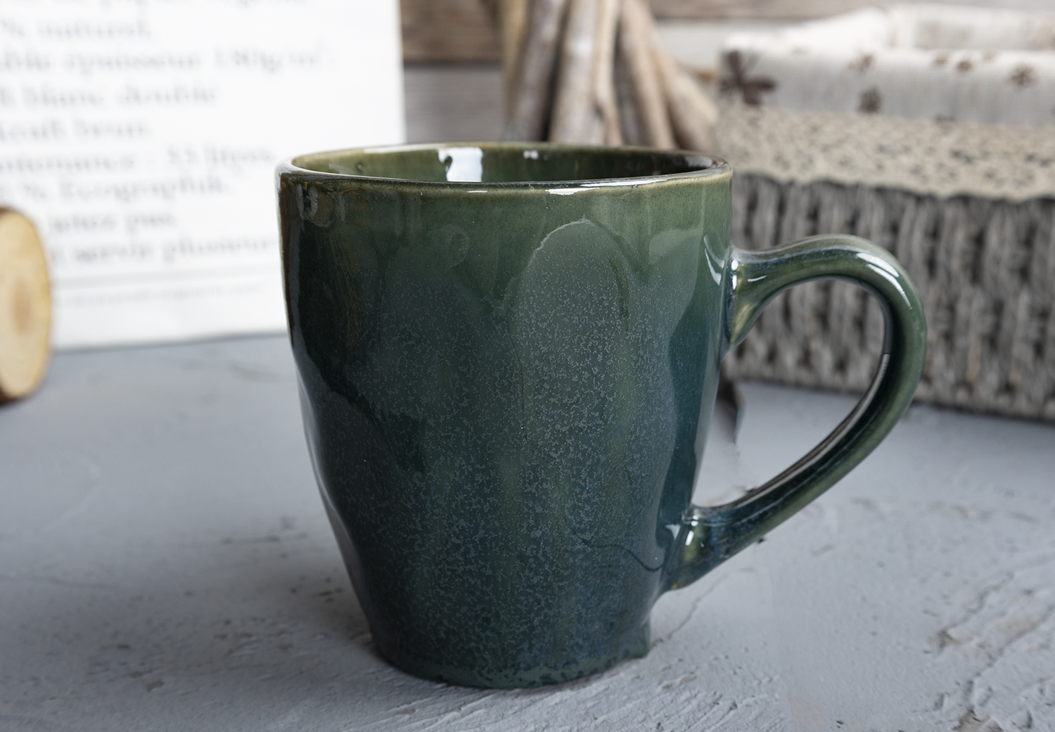 CHANGSHA HAPPY GO  Handcrafted Stoneware Dinnerware Set with Embossed Reactive Glaze in Natural Pastel Tones|happygodinnerware.com
