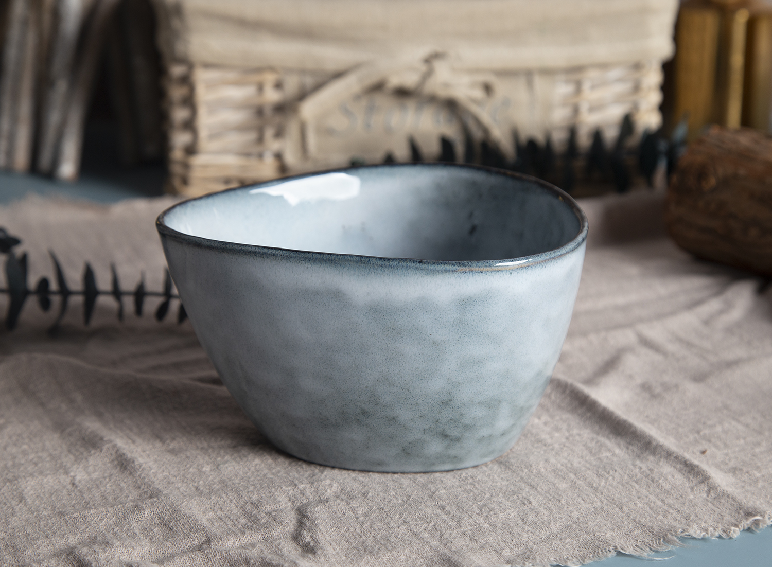 CHANGSHA HAPPY GO Contoured Reactive Glaze Stoneware | happygodinnerware.com