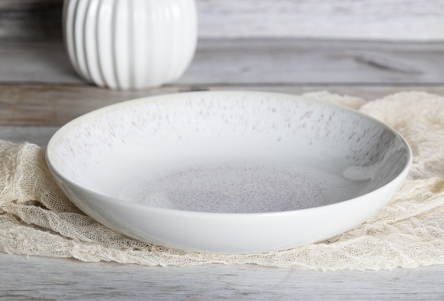 CHANGSHA HAPPY GO Cream Pastel Reactive Glaze Stoneware | happygodinnerware.com