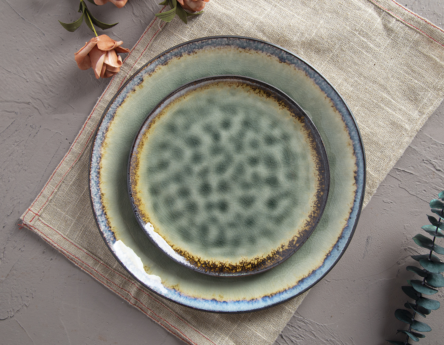 CHANGSHA HAPPY GO Irregular Form Reactive Glaze Stoneware | happygodinnerware.com