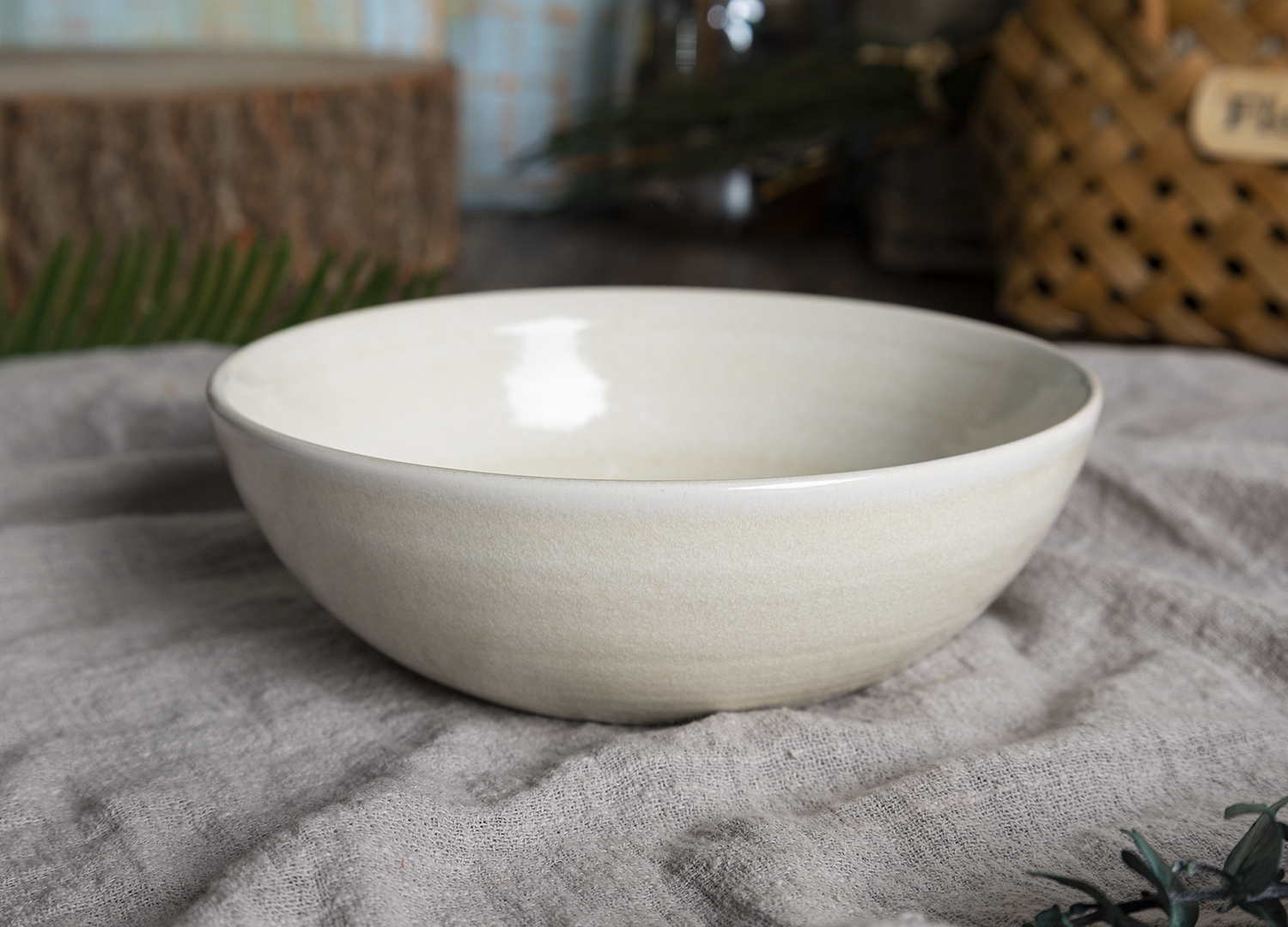 ​CHANGSHA HAPPY GO  Vintage Reactive Glaze Multi-Color Stoneware Dinner Set with Faded Ombre Effect |happygodinnerware.com