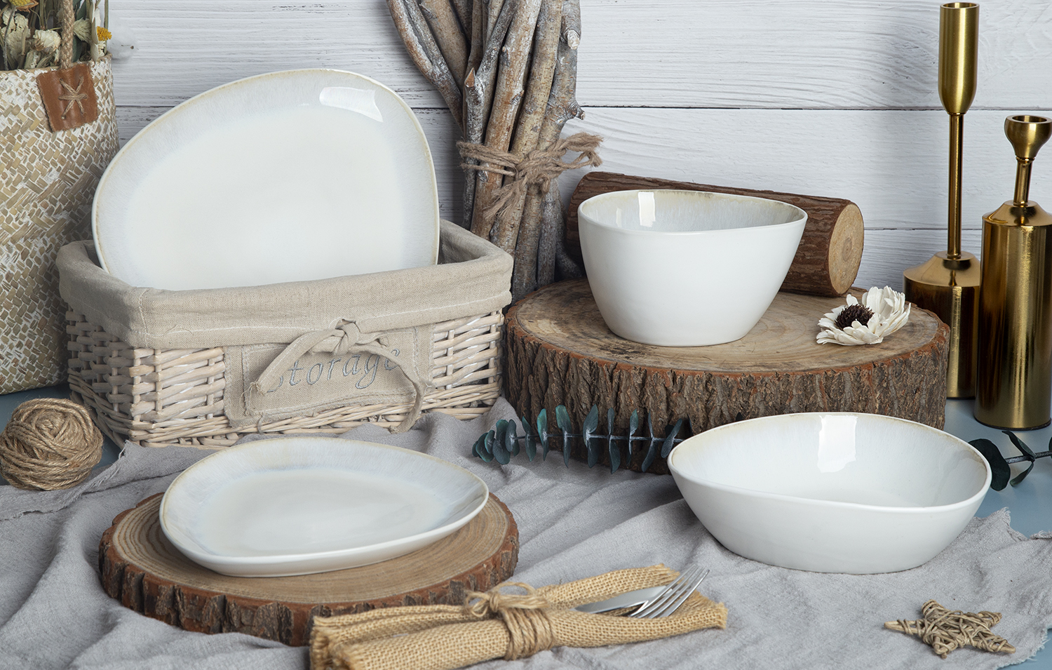 CHANGSHA HAPPY GO Irregular Shape Reaction Glaze Stoneware | happygodinnerware.com