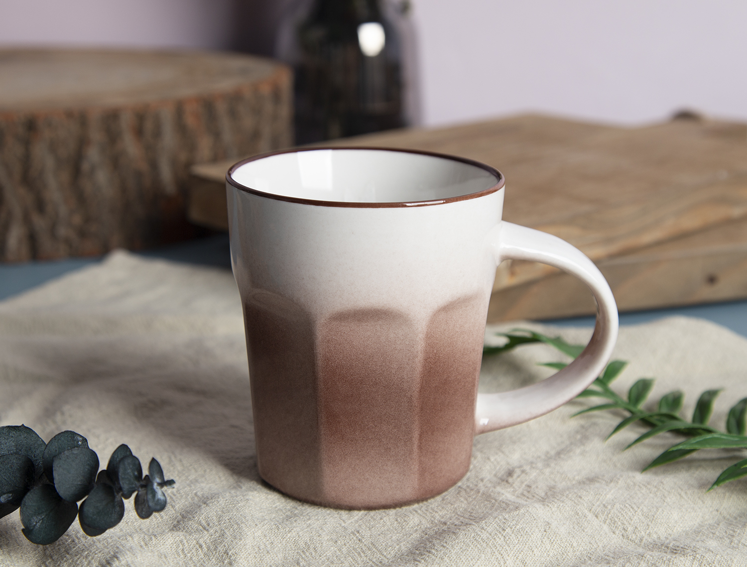 CHANGSHA HAPPY GO Gourd-Shaped Embossed Design New Bone China Mugs and Bowls |happygodinnerware.com