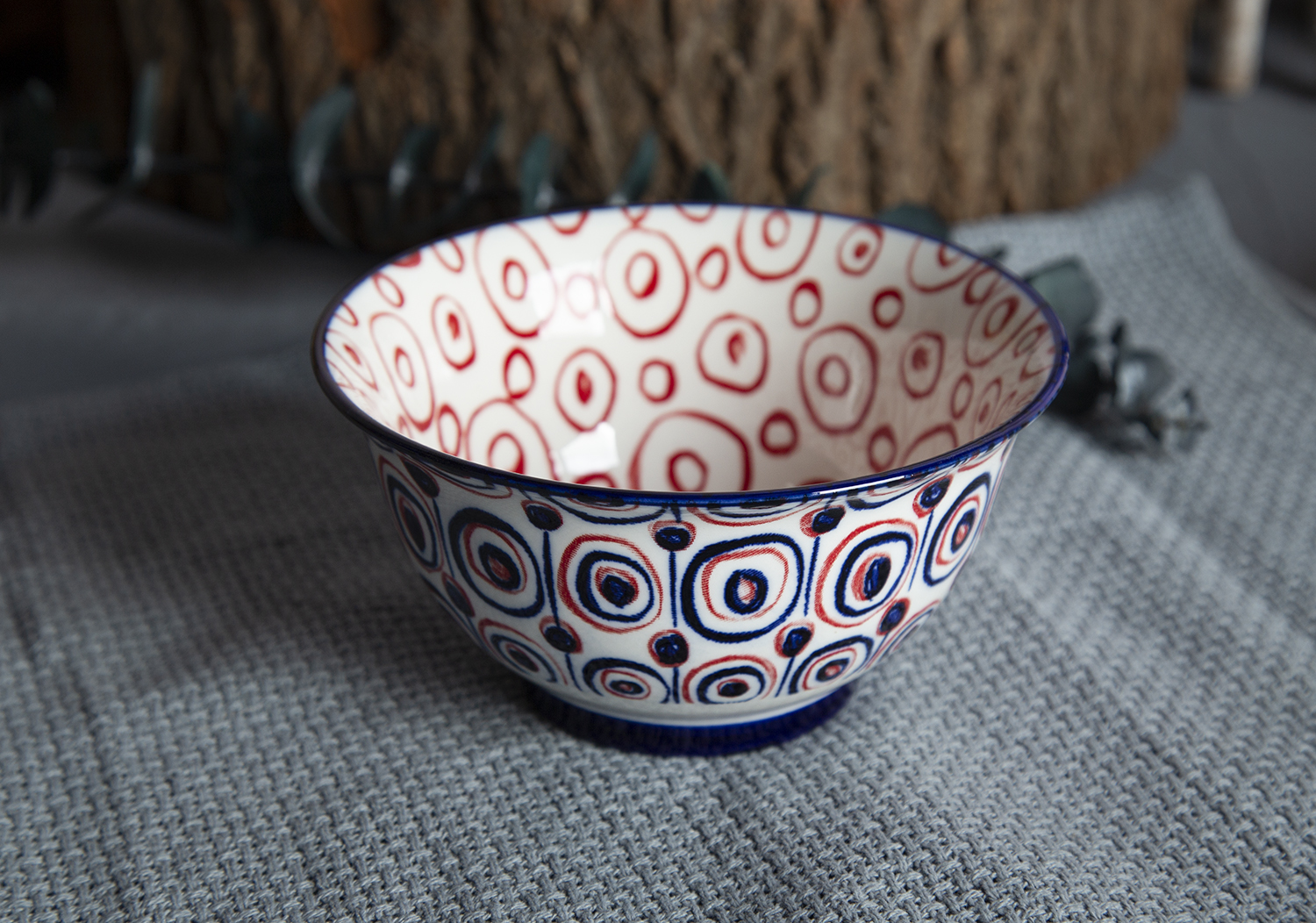 CHANGSHA HAPPY GO Mandala Printed Stoneware Bowls with Colorful Glaze | happygodinnerware.com