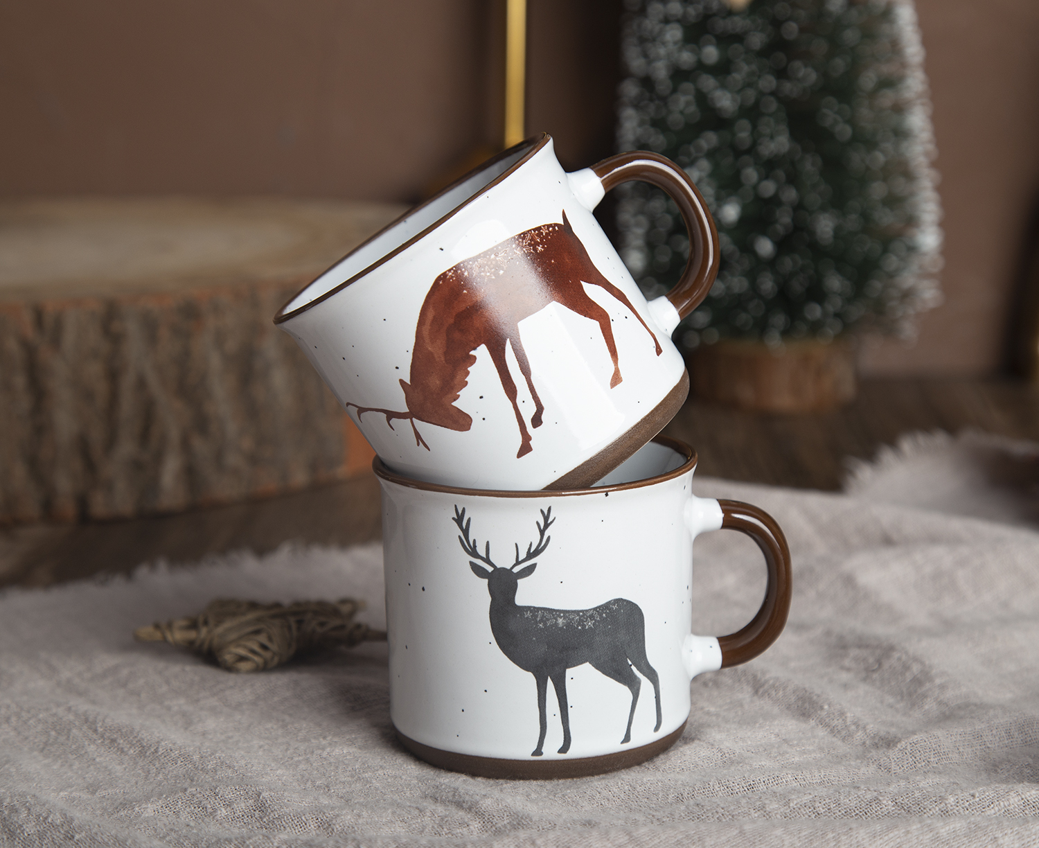 CHANGSHA HAPPY GO Ceramic Mugs with Decal and Makeup Clay, Stoneware | happygodinnerware.com