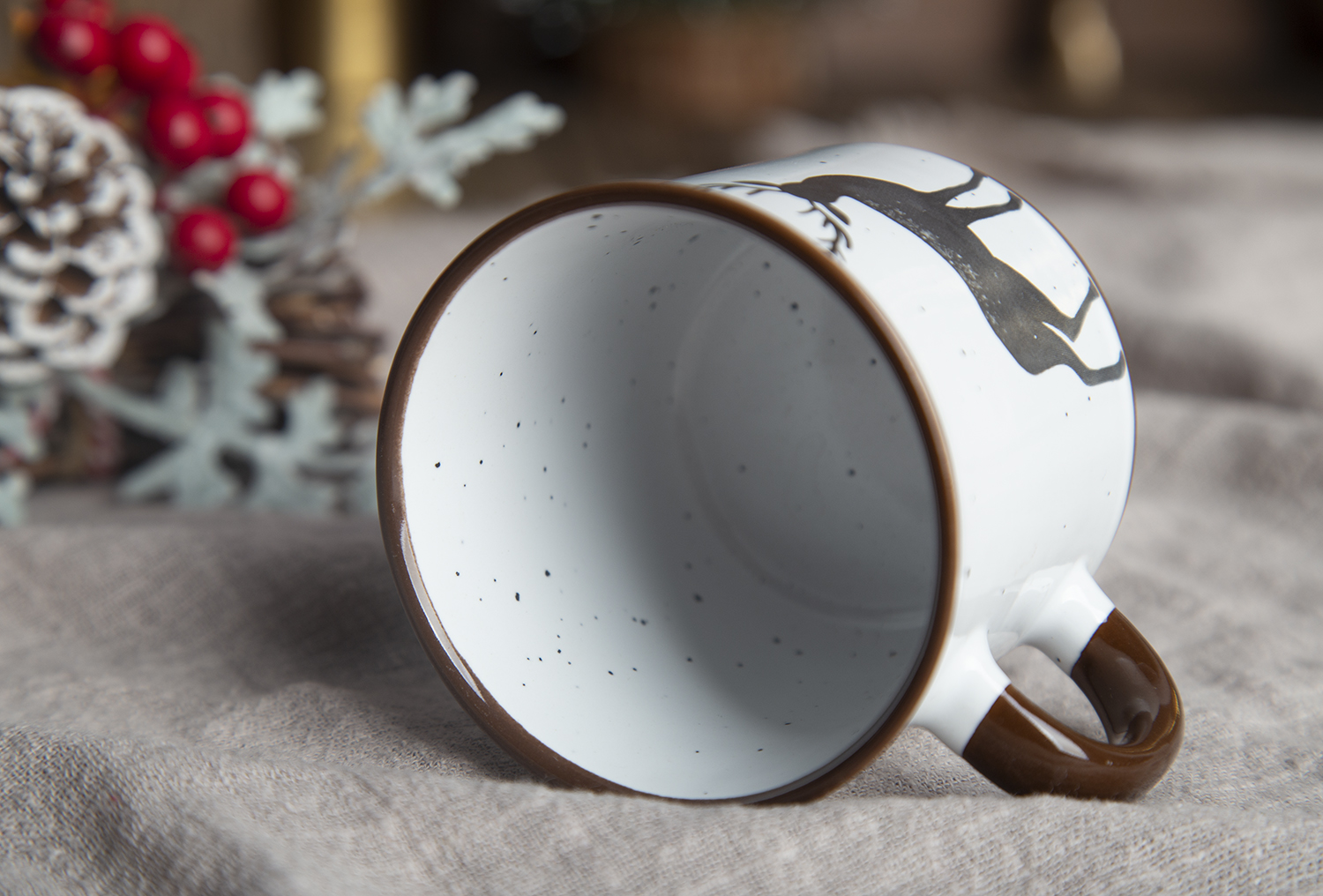 CHANGSHA HAPPY GO Ceramic Mugs with Decal and Makeup Clay, Stoneware | happygodinnerware.com