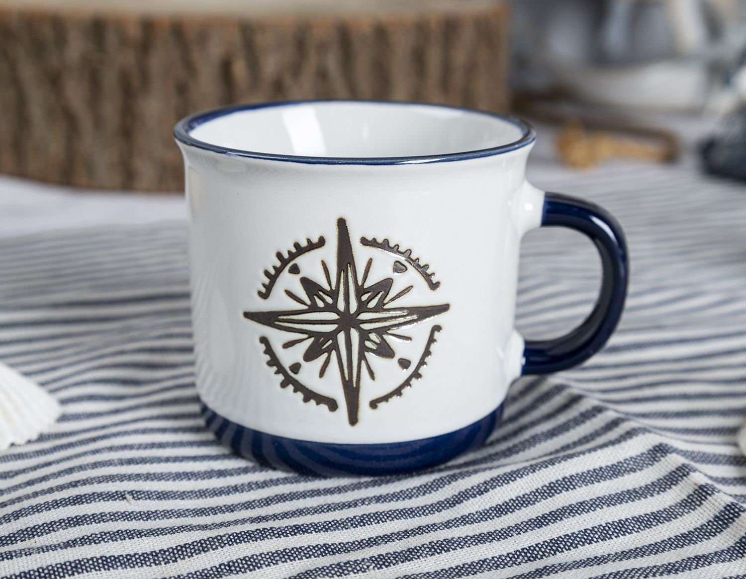 ​CHANGSHA HAPPY GO  Retro Style Stoneware Coffee Mugs with Bold Typography and Cafe-Inspired Glazed Finish |happygodinnerware.com