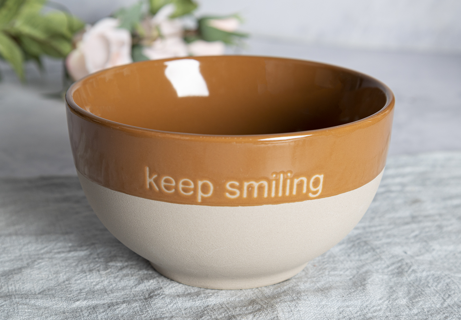 ​CHANGSHA HAPPY GO  Modern Colorful Stoneware Cup and Bowl Set with Positive Quotes and Smooth Dual-Tone Glazing |Dopamine Series Ceramics  |happygodinnerware.com