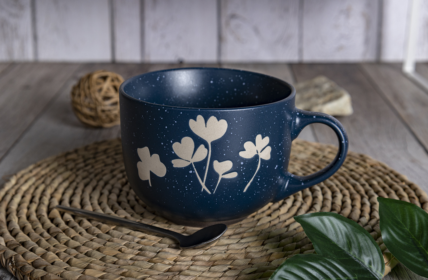 CHANGSHA HAPPY GO Embossed Floral Ceramic Mug and Bowl Set – Stackable Coffee Cups with Rustic Glaze and Gift Packaging|happygodinnerware.com