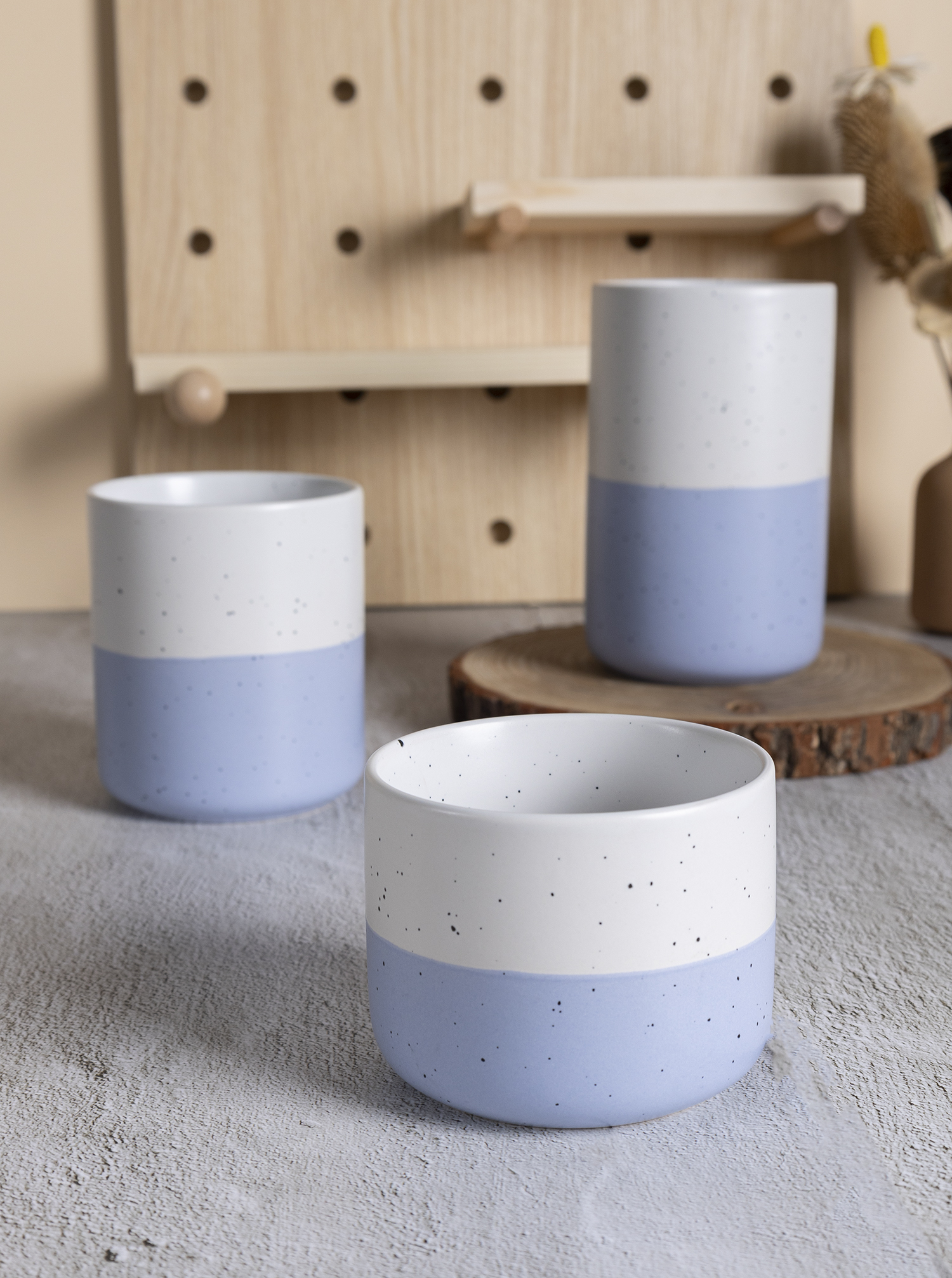 CHANGSHA HAPPY GO Minimalist Speckled Colorblock Ceramic Mug and Bowl Set – Nordic Style Coffee Cups with Gift Packaging|happygodinnerware.com