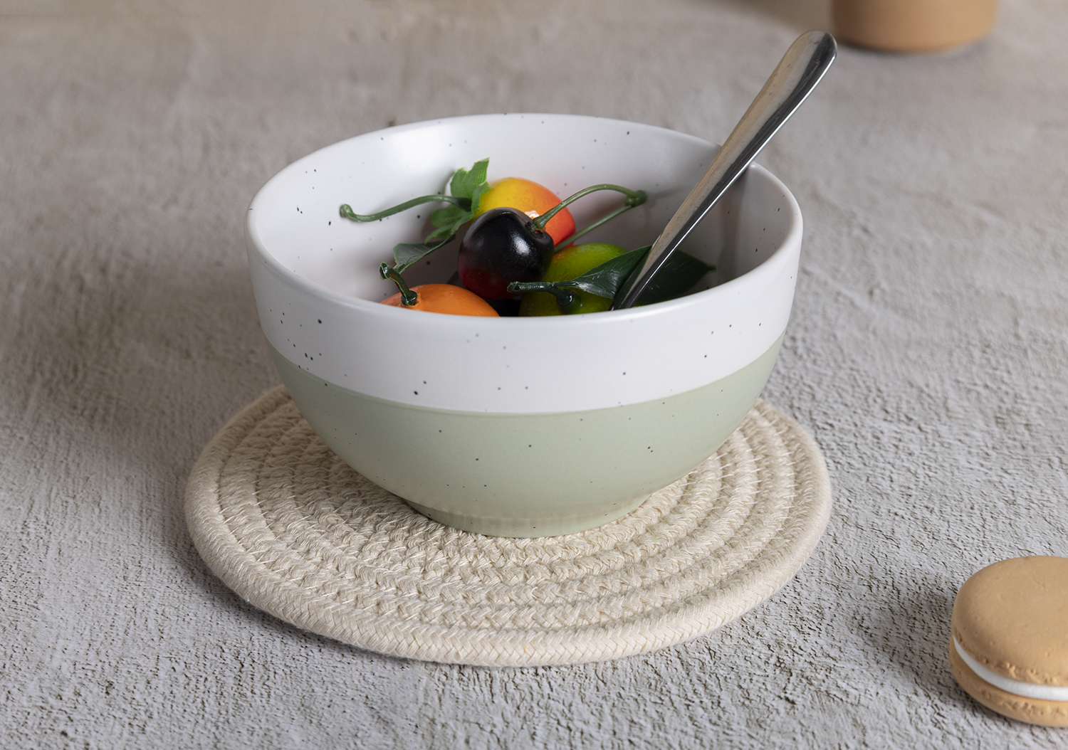 CHANGSHA HAPPY GO Minimalist Speckled Colorblock Ceramic Mug and Bowl Set – Nordic Style Coffee Cups with Gift Packaging|happygodinnerware.com