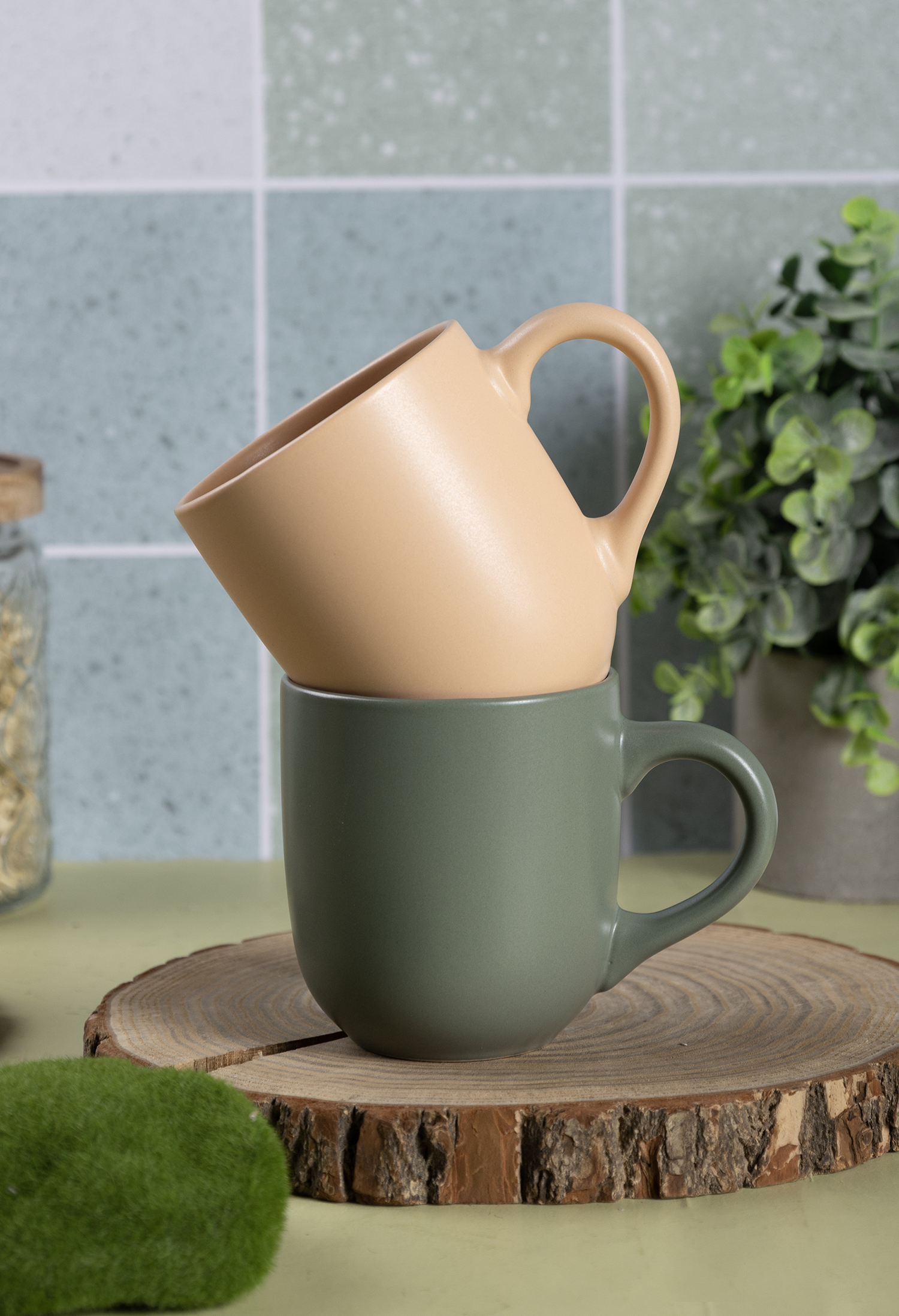 CHANGSHA HAPPY GO Nordic Style Solid Color Ceramic Mug – Matte Finish Coffee Cup in Assorted Pastel Tones|happygodinnerware.com