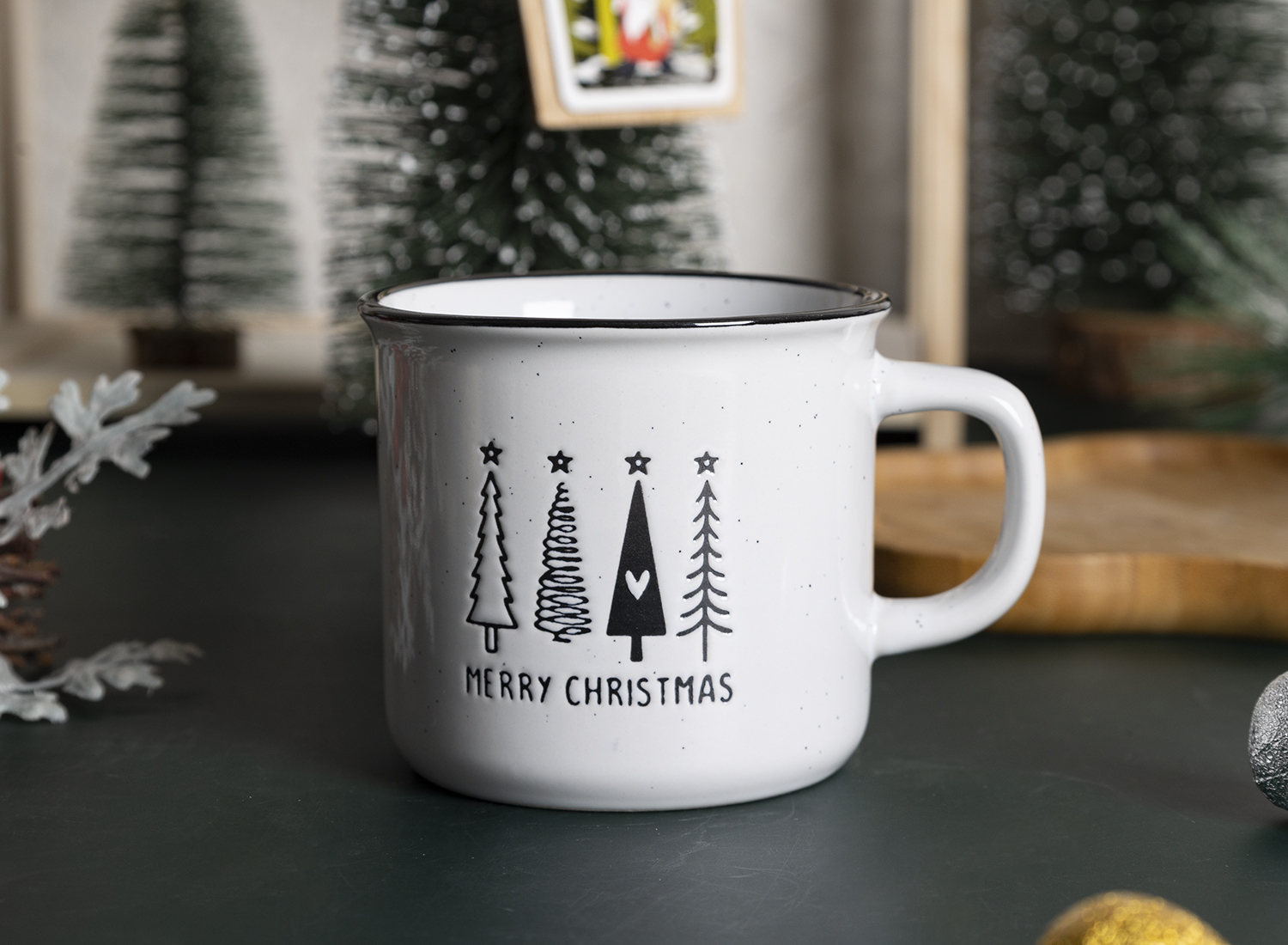 CHANGSHA HAPPY GO Christmas Holiday Ceramic Mug and Bowl Set – Festive Tree & Quote Designs for Winter Gifting|happygodinnerware.com