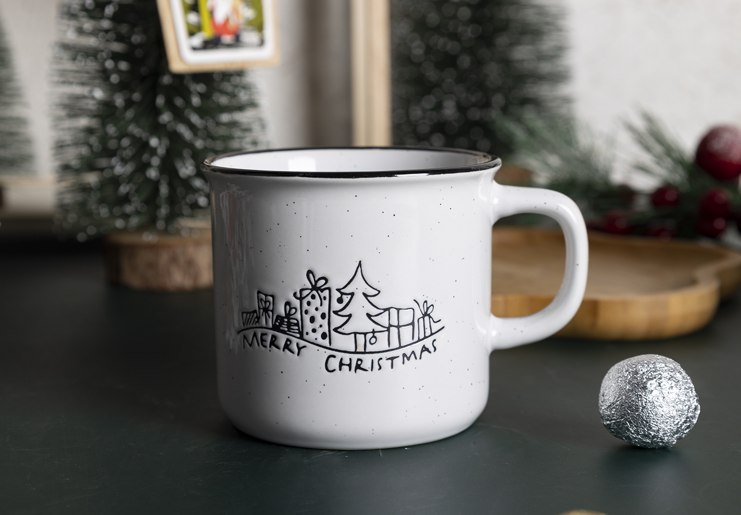 CHANGSHA HAPPY GO Christmas Holiday Ceramic Mug and Bowl Set – Festive Tree & Quote Designs for Winter Gifting|happygodinnerware.com