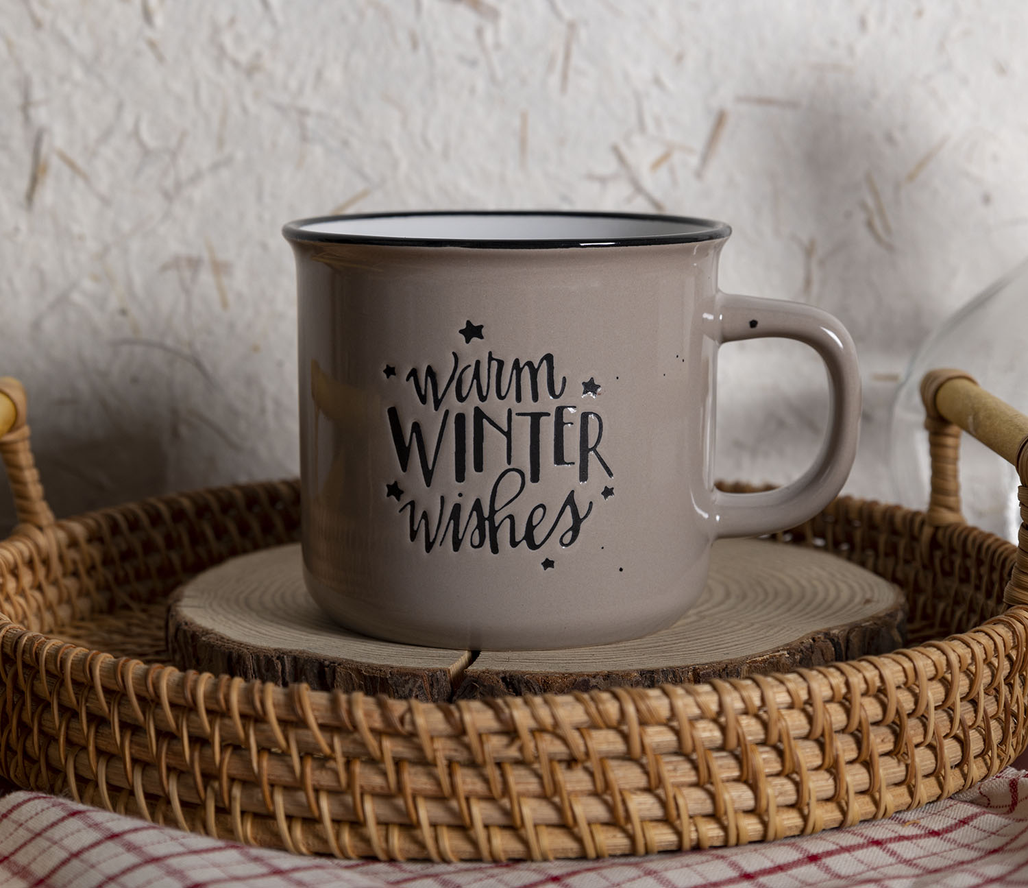 CHANGSHA HAPPY GO Holiday Quote Ceramic Mug and Bowl Set – Christmas & Winter-Themed Enamel Style Cups for Festive Gifting|happygodinnerware.com