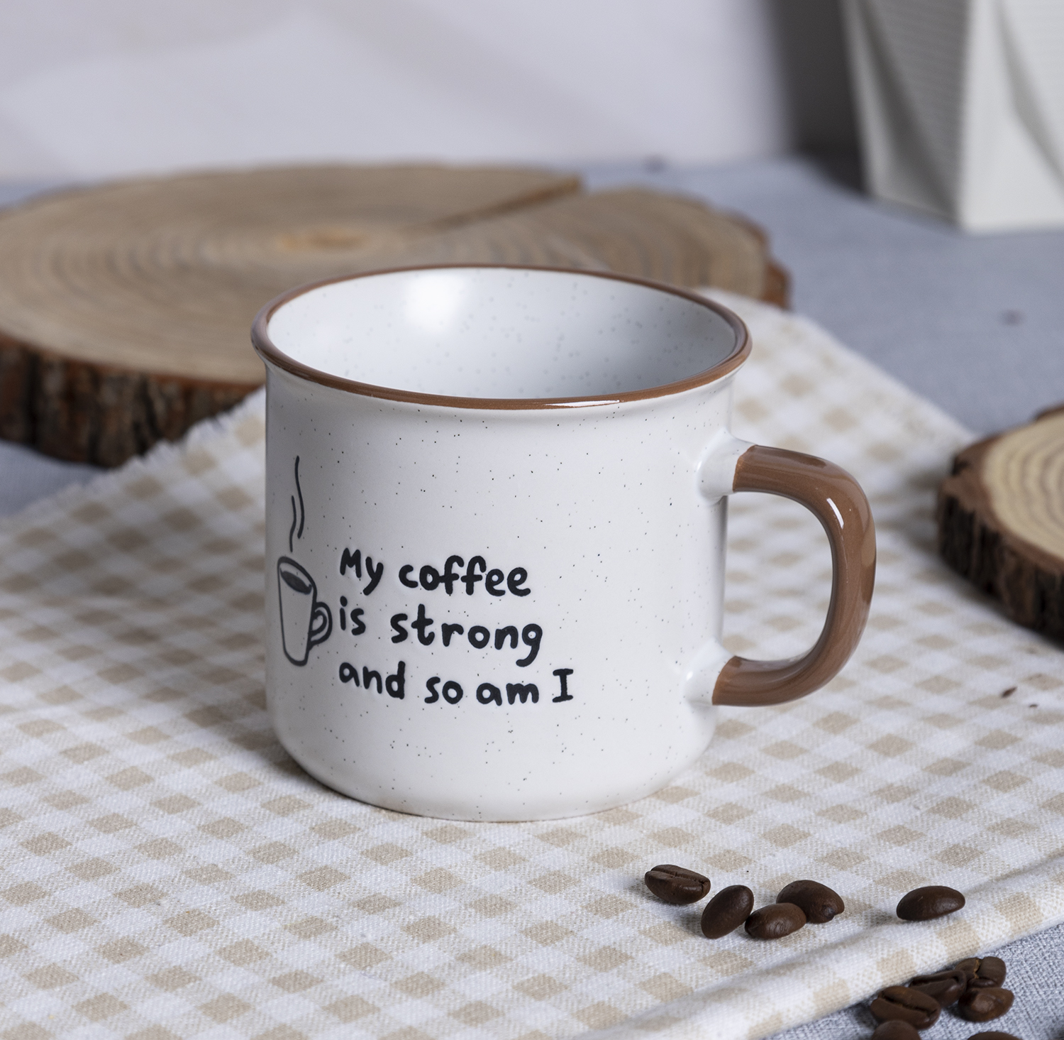 CHANGSHA HAPPY GO Funny Coffee Quote Ceramic Mug and Bowl Set – Minimalist Design with Humorous Sayings for Daily Brew|happygodinnerware.com