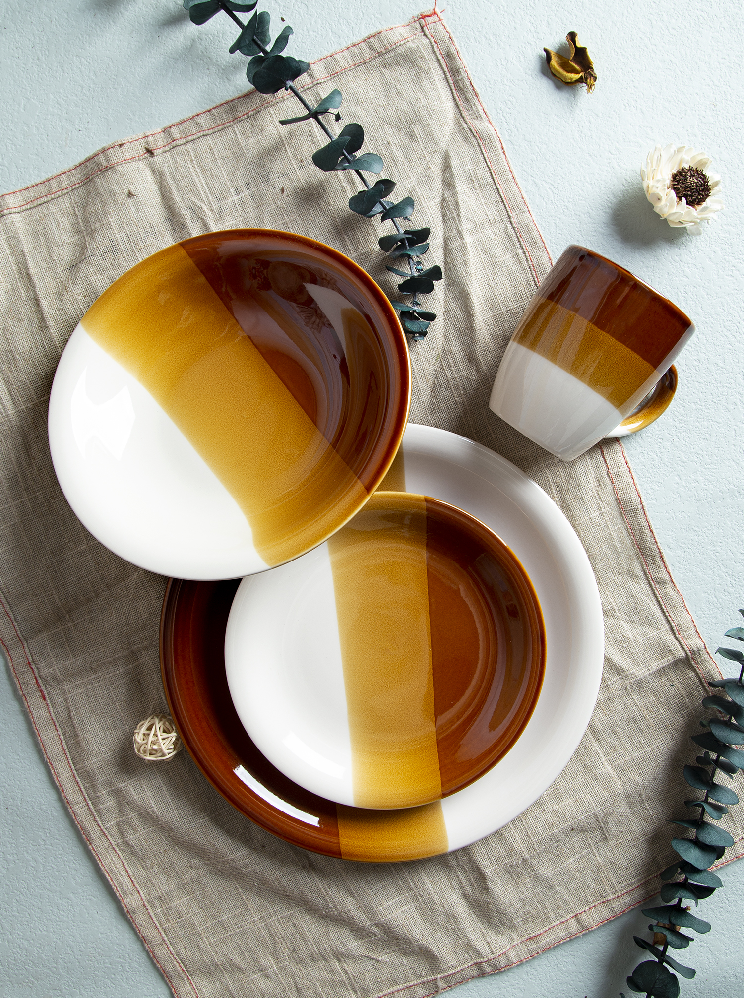 CHANGSHA HAPPY GO Color Glazed Stoneware Dinnerware Set | happygodinnerware.com