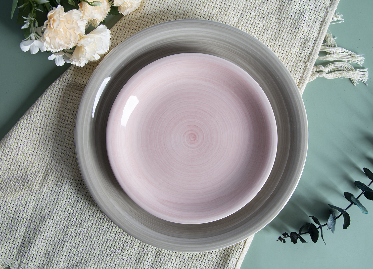 CHANGSHA HAPPY GO Hand-painted Color Glazed Stoneware Dinnerware Set | happygodinnerware.com