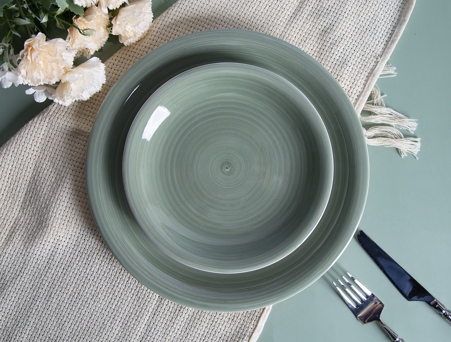 CHANGSHA HAPPY GO Hand-painted Color Glazed Stoneware Dinnerware Set | happygodinnerware.com