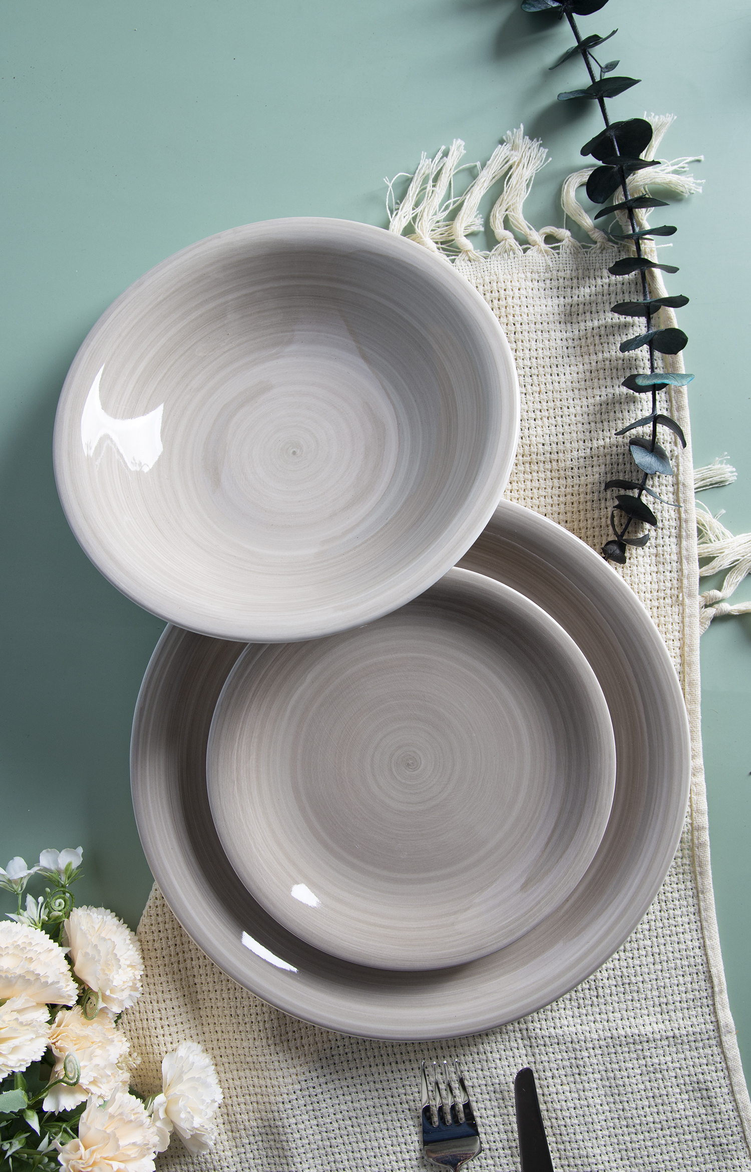 CHANGSHA HAPPY GO Hand-painted Color Glazed Stoneware Dinnerware Set | happygodinnerware.com