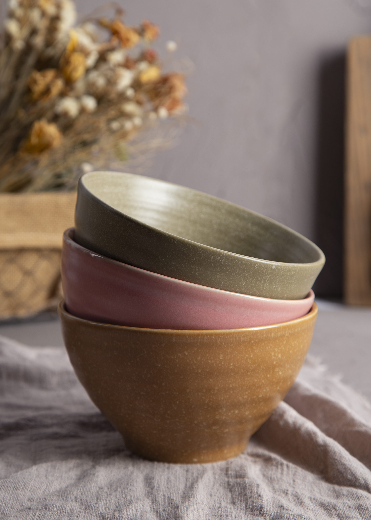 CHANGSHA HAPPY GO Soft-Tone Reactive Glaze Nordic Dinner Set | happygodinnerware.com