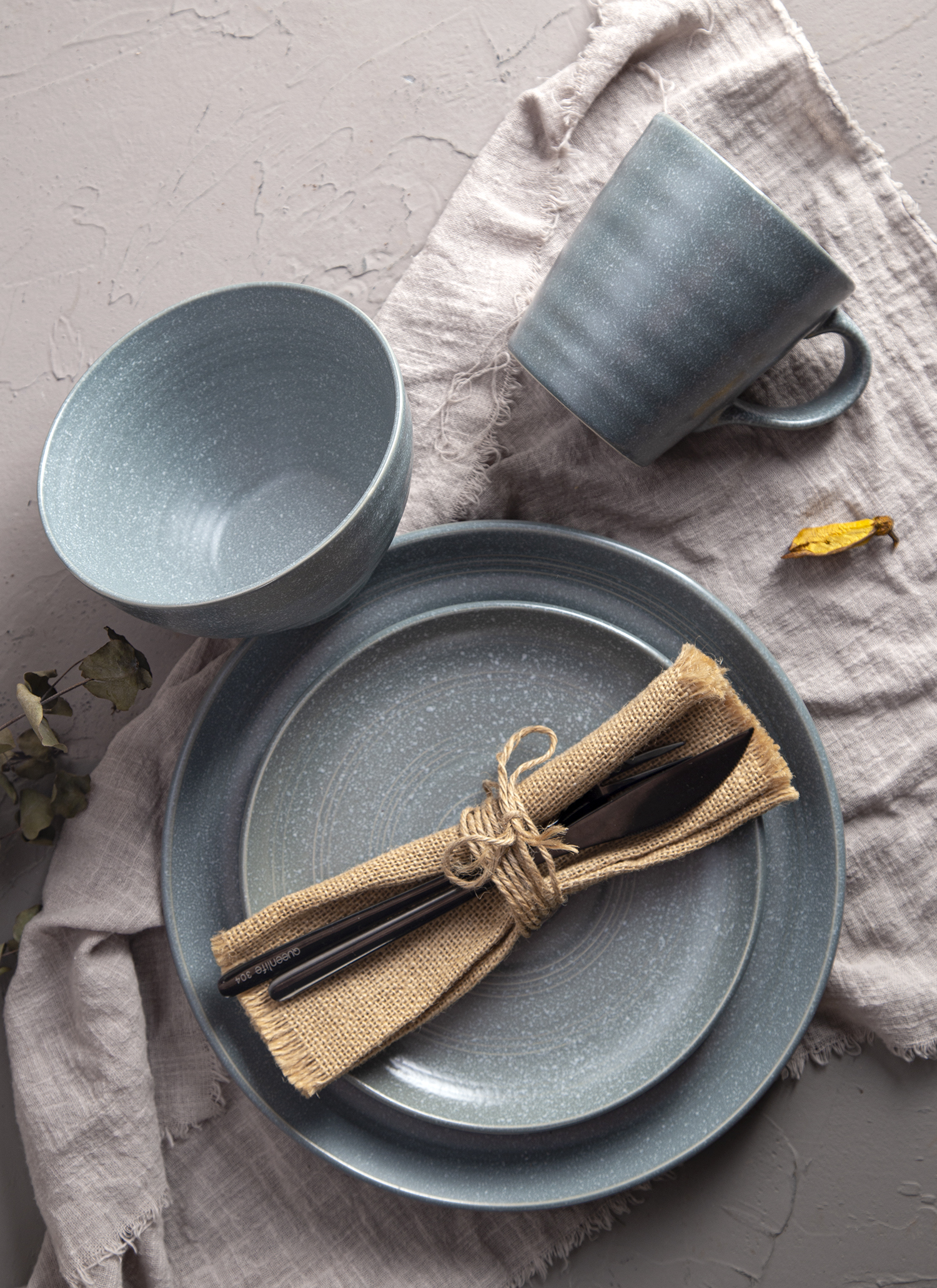 CHANGSHA HAPPY GO Soft-Tone Reactive Glaze Nordic Dinner Set | happygodinnerware.com