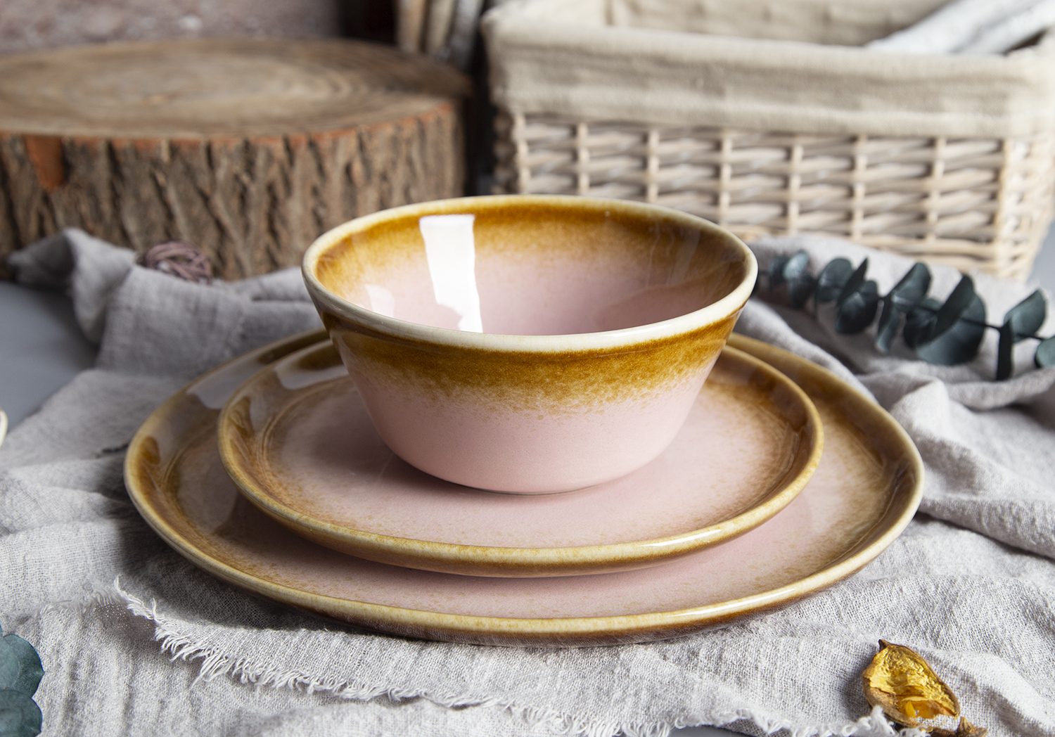 CHANGSHA HAPPY GO Four-Color Reactive Glaze Stoneware Collection |happygodinnerware.com