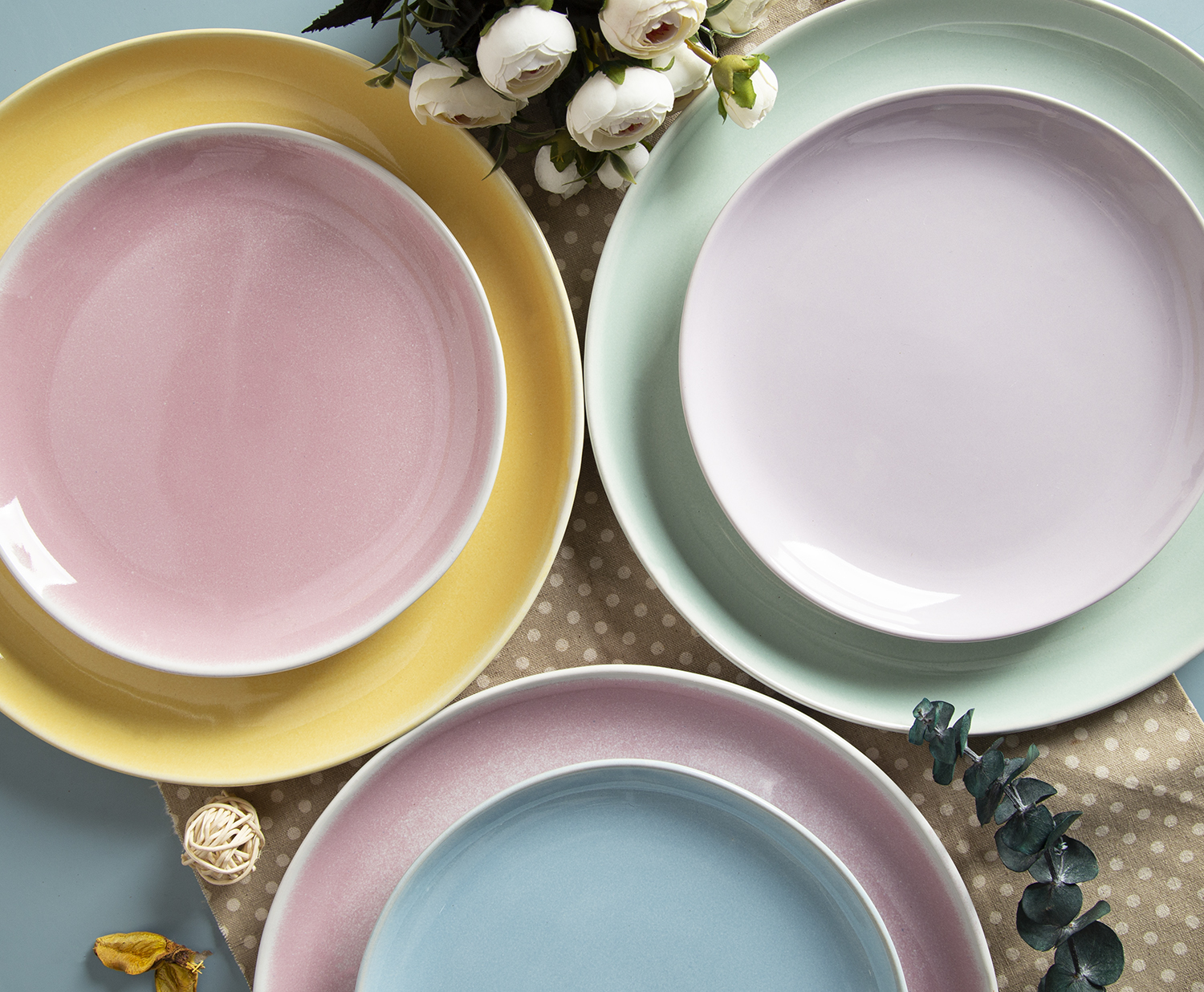 CHANGSHA HAPPY GO Pastel Dopamine Dual-Tone Stoneware |happygodinnerware.com