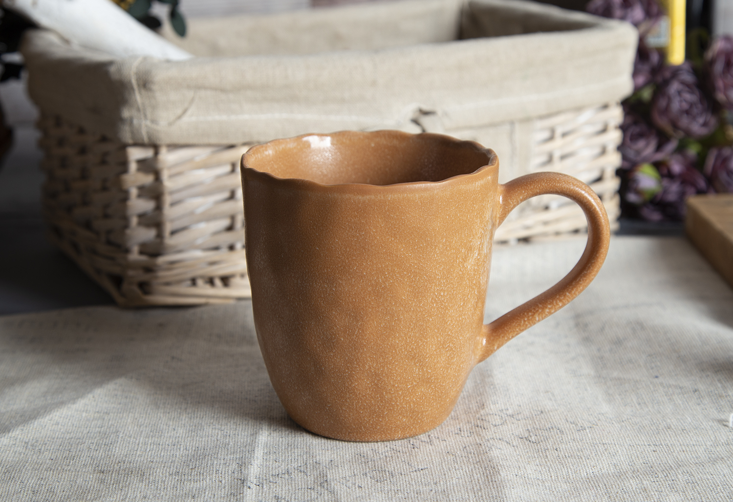 CHANGSHA HAPPY GO Embossed Amber Irregular Stoneware |happygodinnerware.com