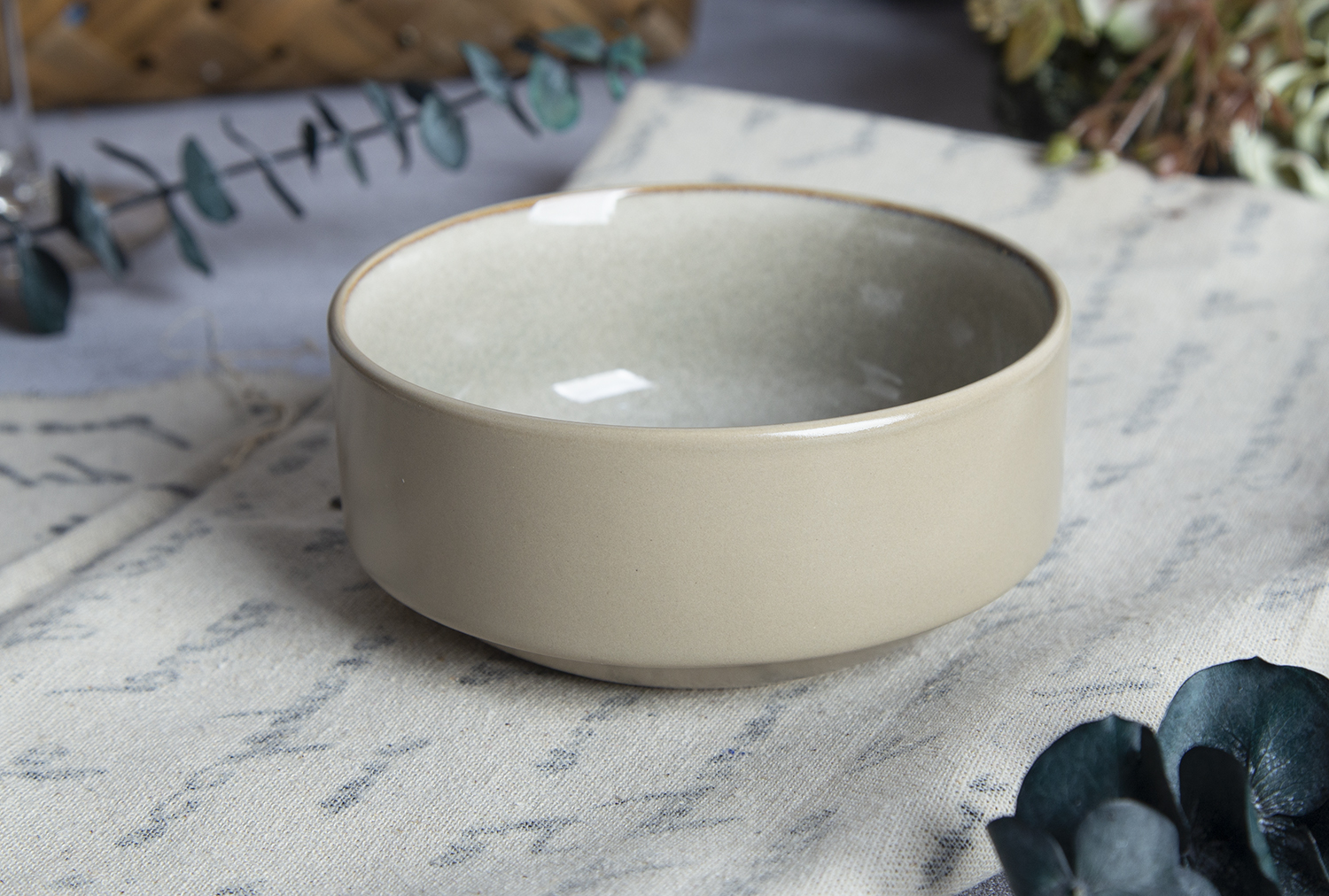 CHANGSHA HAPPY GO Sage & Sand Reactive Glaze Harmony |happygodinnerware.com