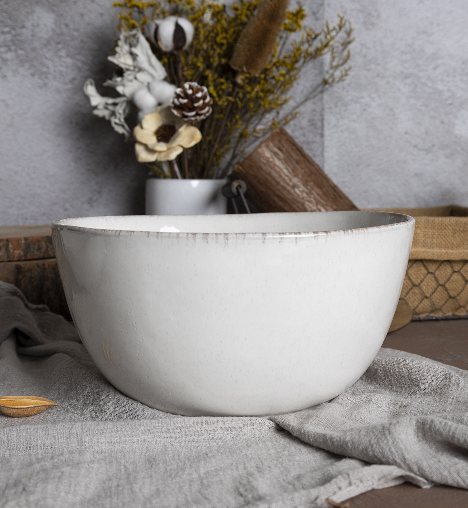 CHANGSHA HAPPY GO  Nordic Style Mixed Reactive Glaze Stoneware Dinner Set with Elegant Color Combinations  |happygodinnerware.com