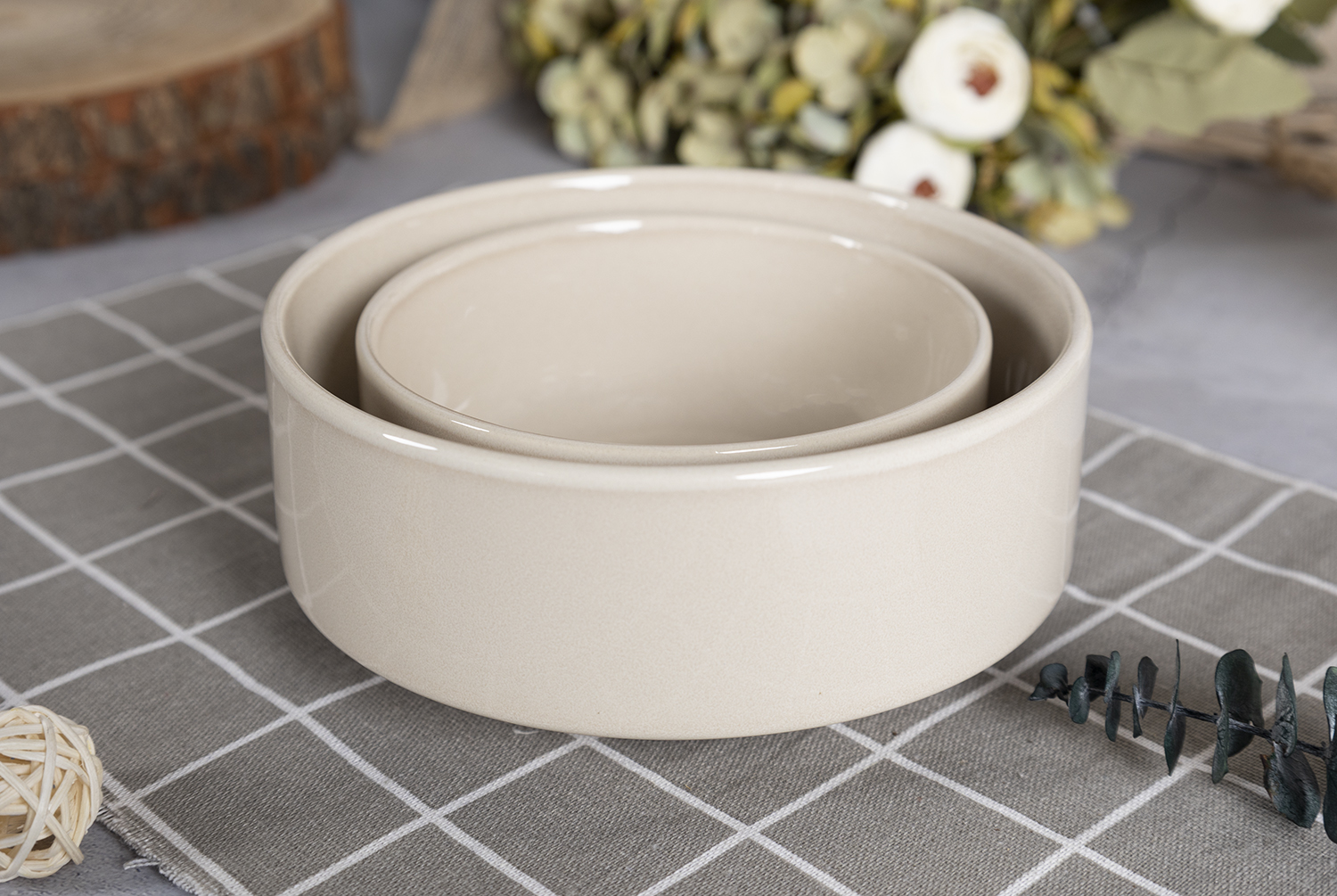 CHANGSHA HAPPY GO  Colorful Candy Tone Reactive Glaze Stoneware Dinner Set with Stackable Design  |happygodinnerware.com