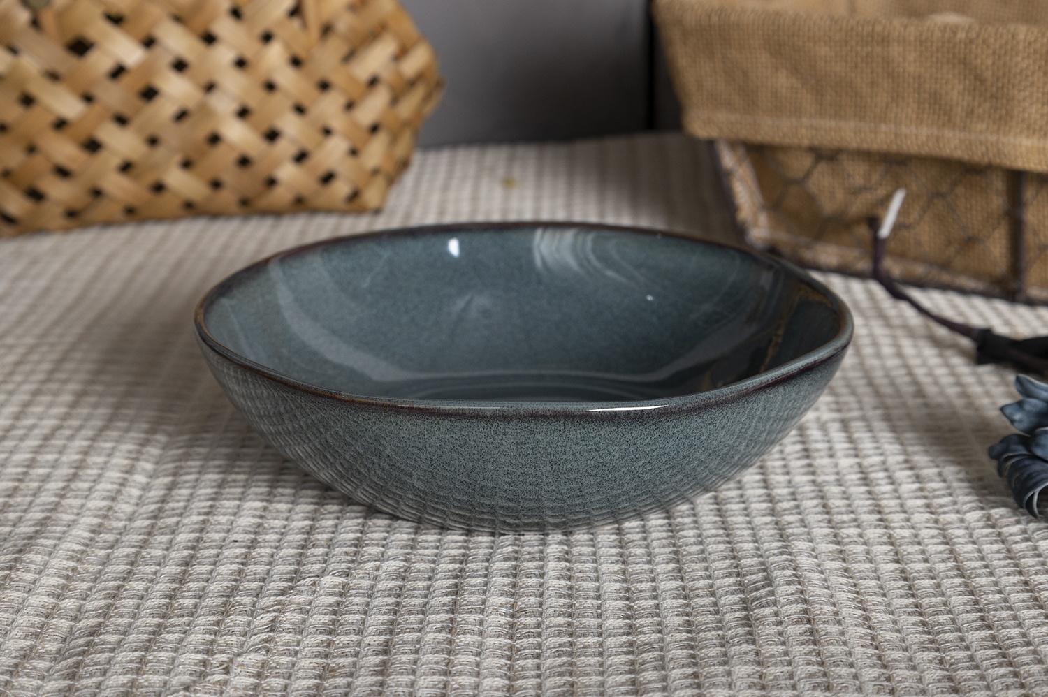 CHANGSHA HAPPY GO Reactive Glaze Stoneware Dinnerware Set – Mixed Earth Tone Plates, Bowls & Mugs with Gift Packaging|happygodinnerware.com