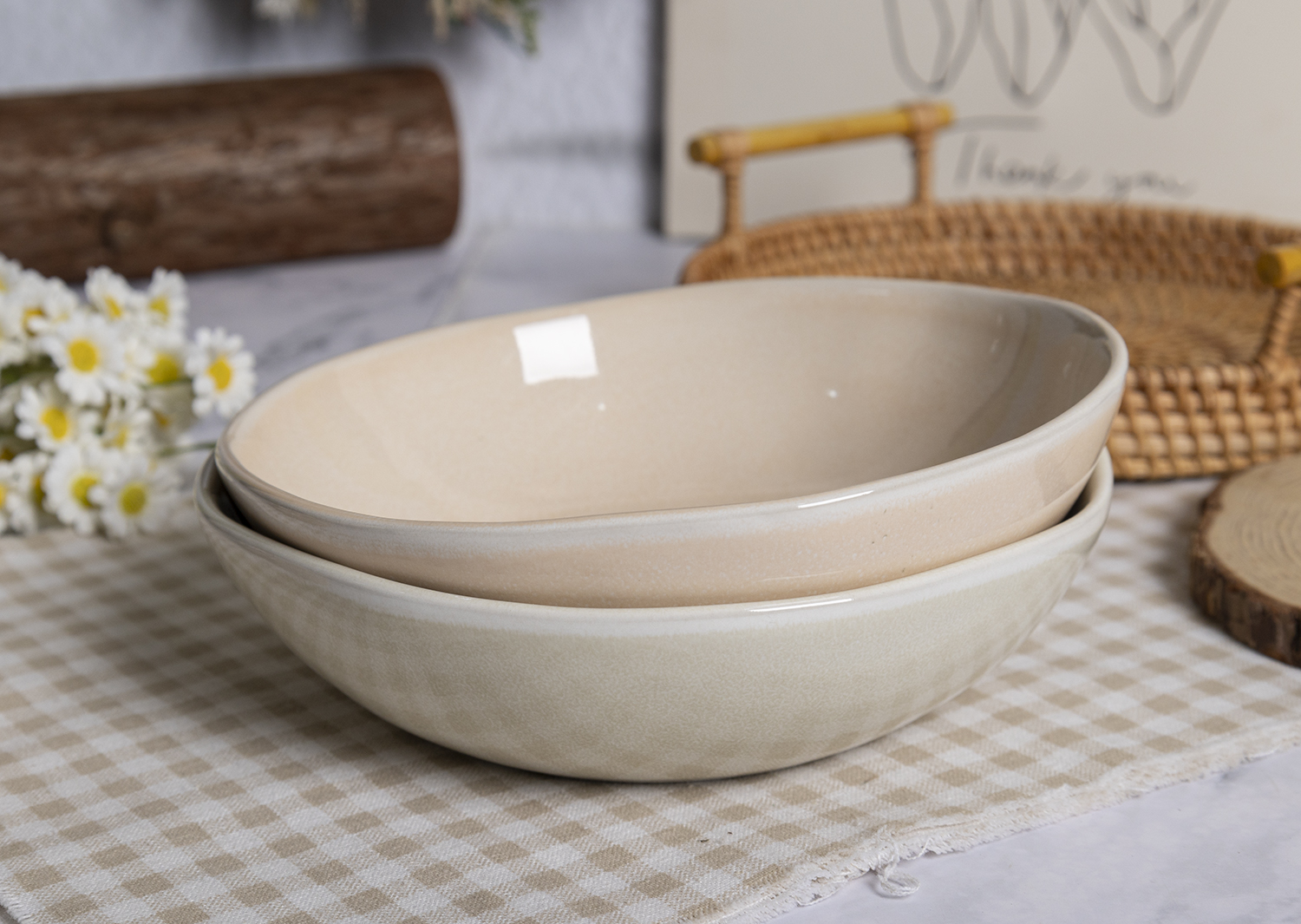 CHANGSHA HAPPY GO Matte Pastel Stoneware Dinnerware Set – Soft Glazed Plates, Bowls & Mugs for Nordic Minimalist Dining|happygodinnerware.com