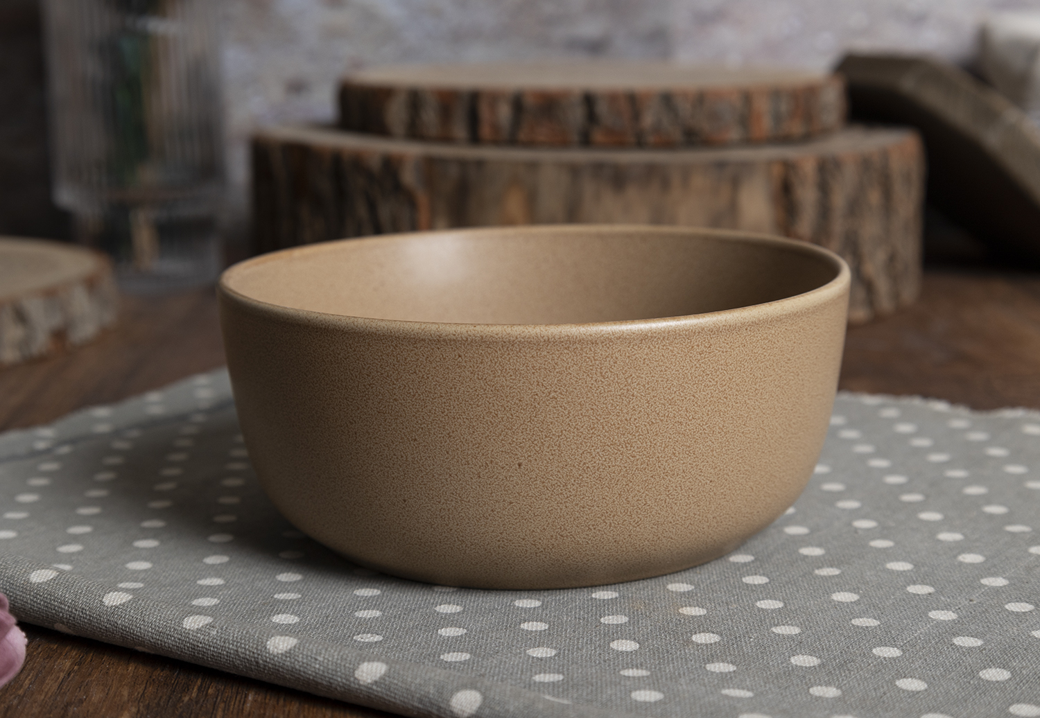 CHANGSHA HAPPY GO Matte Textured Stoneware Dinnerware Set – Modern Minimalist Plates, Bowls & Mugs in Natural Earthy Shades|happygodinnerware.com