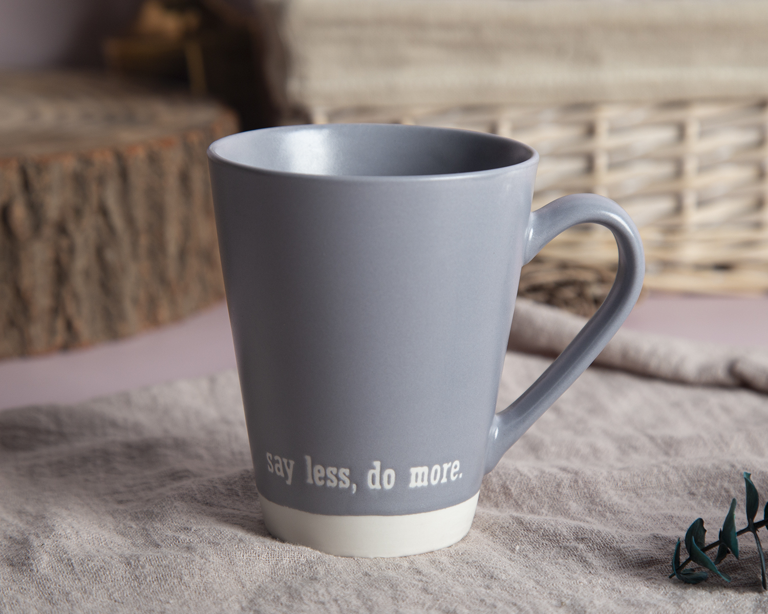 CHANGSHA HAPPY GO Inspirational Quote Matte Glaze New Bone China Mugs |happygodinnerware.com