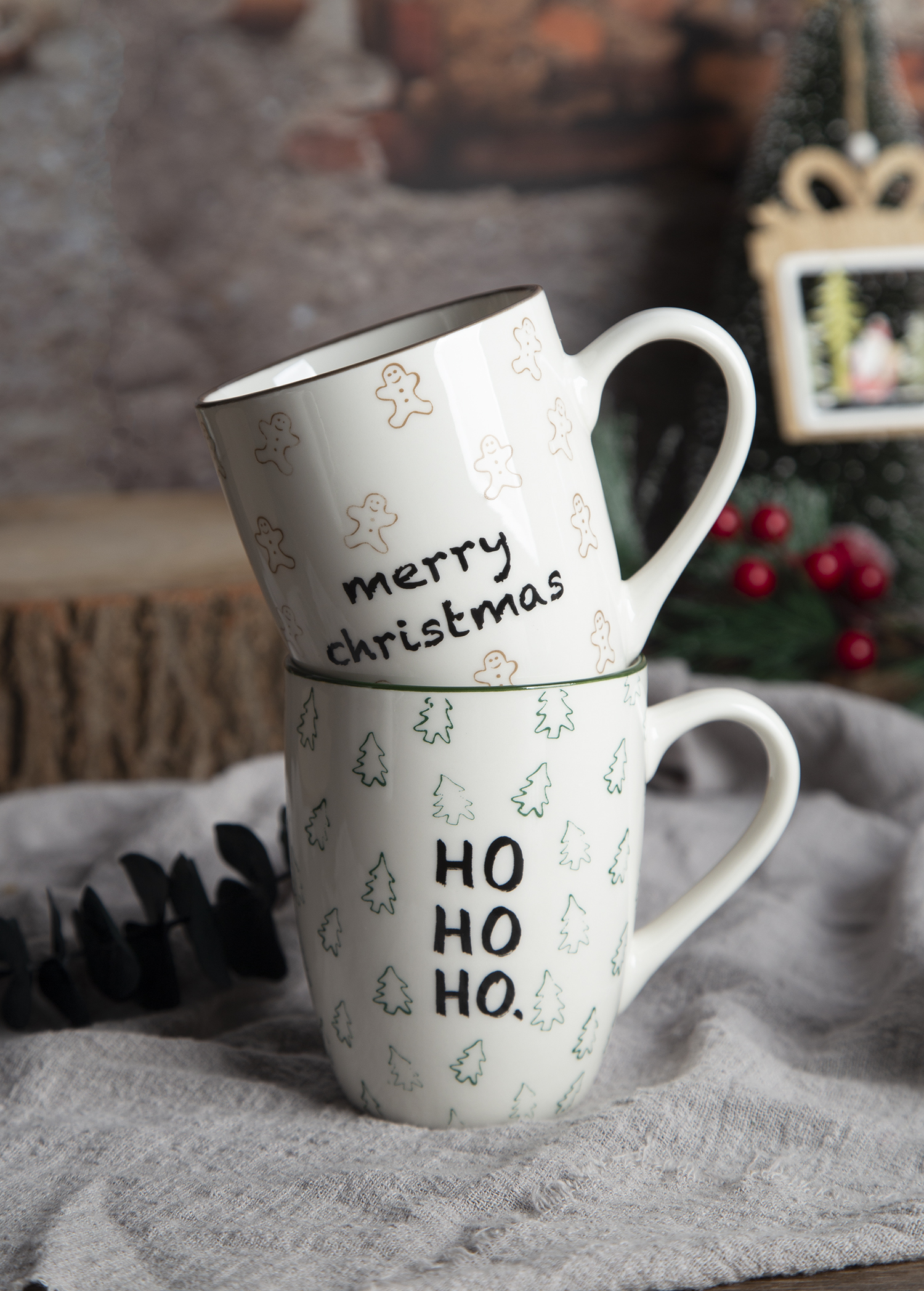 CHANGSHA HAPPY GO New Bone China Mugs with Decal, Colored Rim |happygodinnerware.com