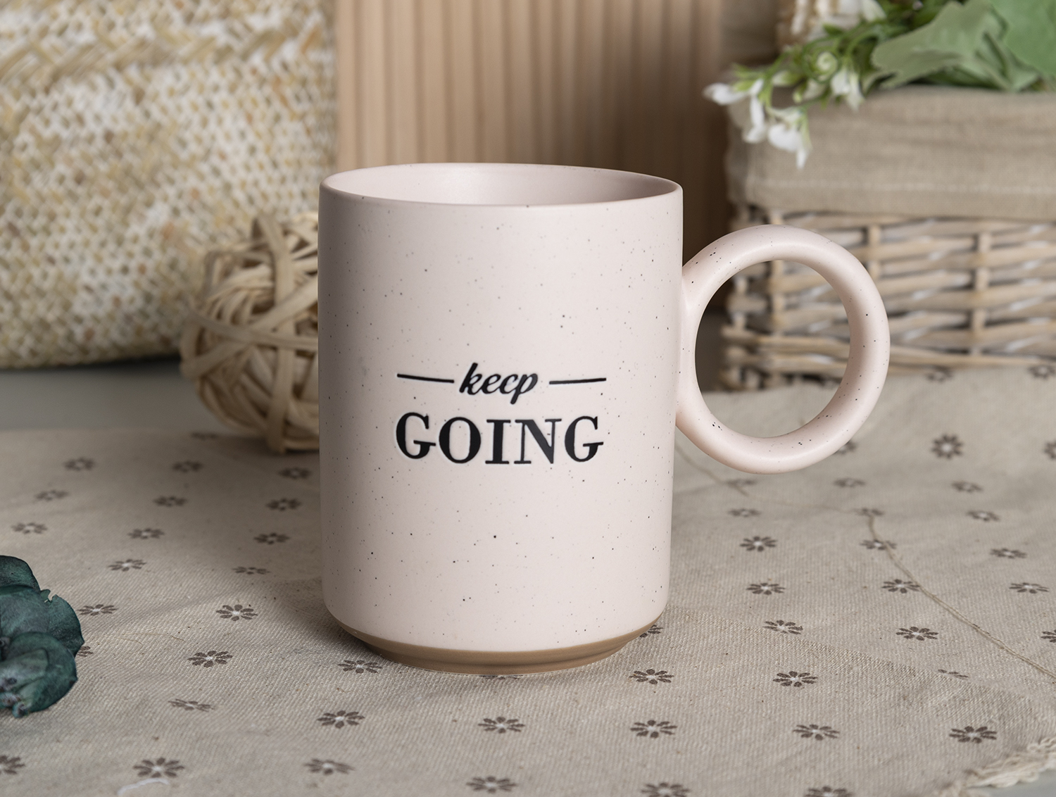 CHANGSHA HAPPY GO Pastel Typography Motivational Quote New Bone China Mug Set with Matte Macaron Colors |Dopamine Series Ceramics  |happygodinnerware.com