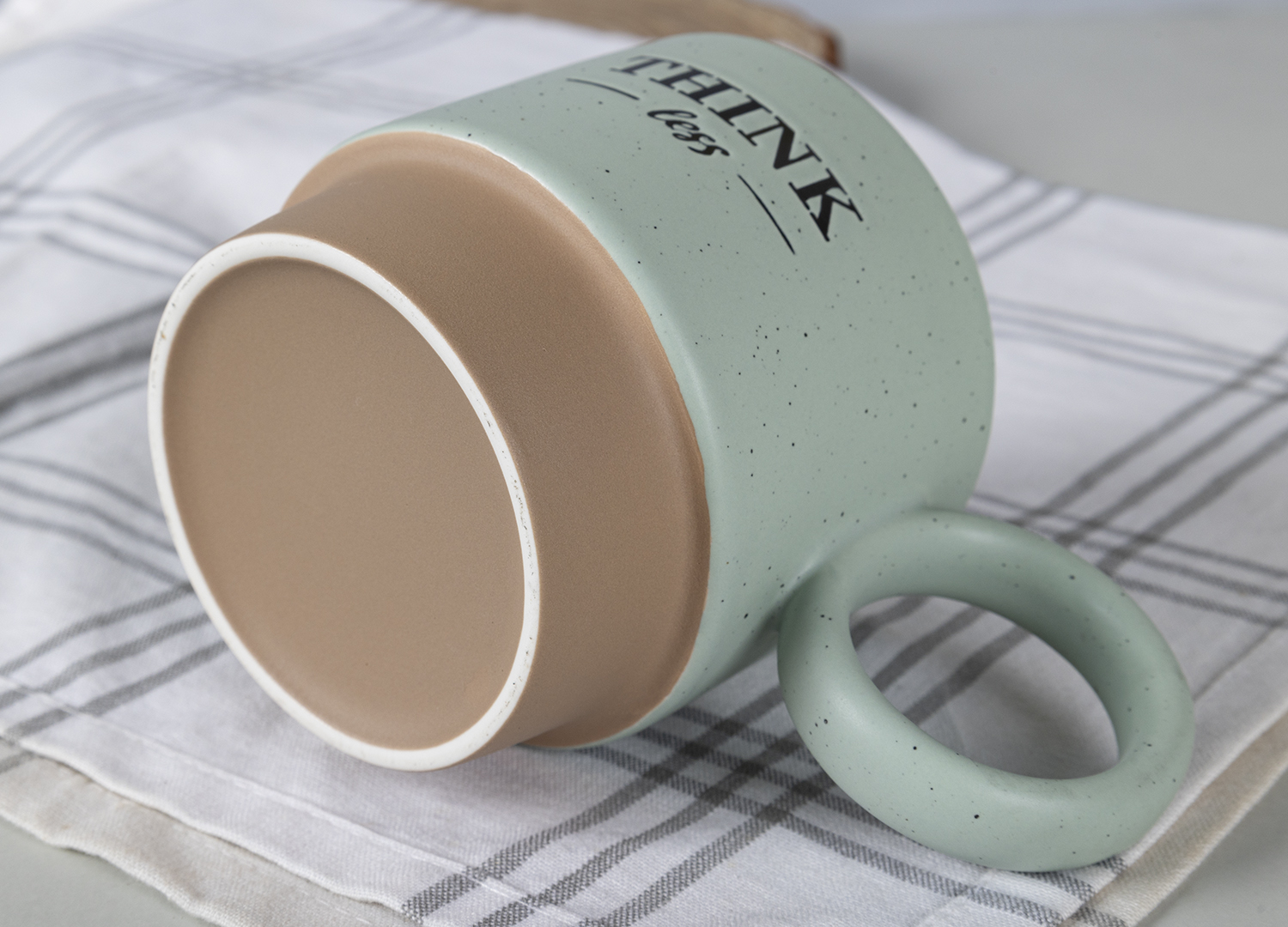CHANGSHA HAPPY GO Pastel Typography Motivational Quote New Bone China Mug Set with Matte Macaron Colors |Dopamine Series Ceramics  |happygodinnerware.com